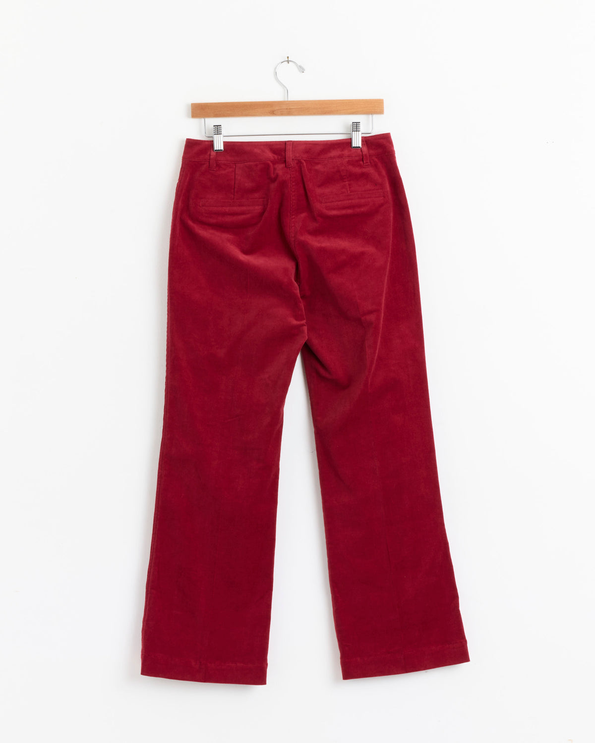 Amomento Corduroy Flared Pant, Red - Red / 1 (287202)