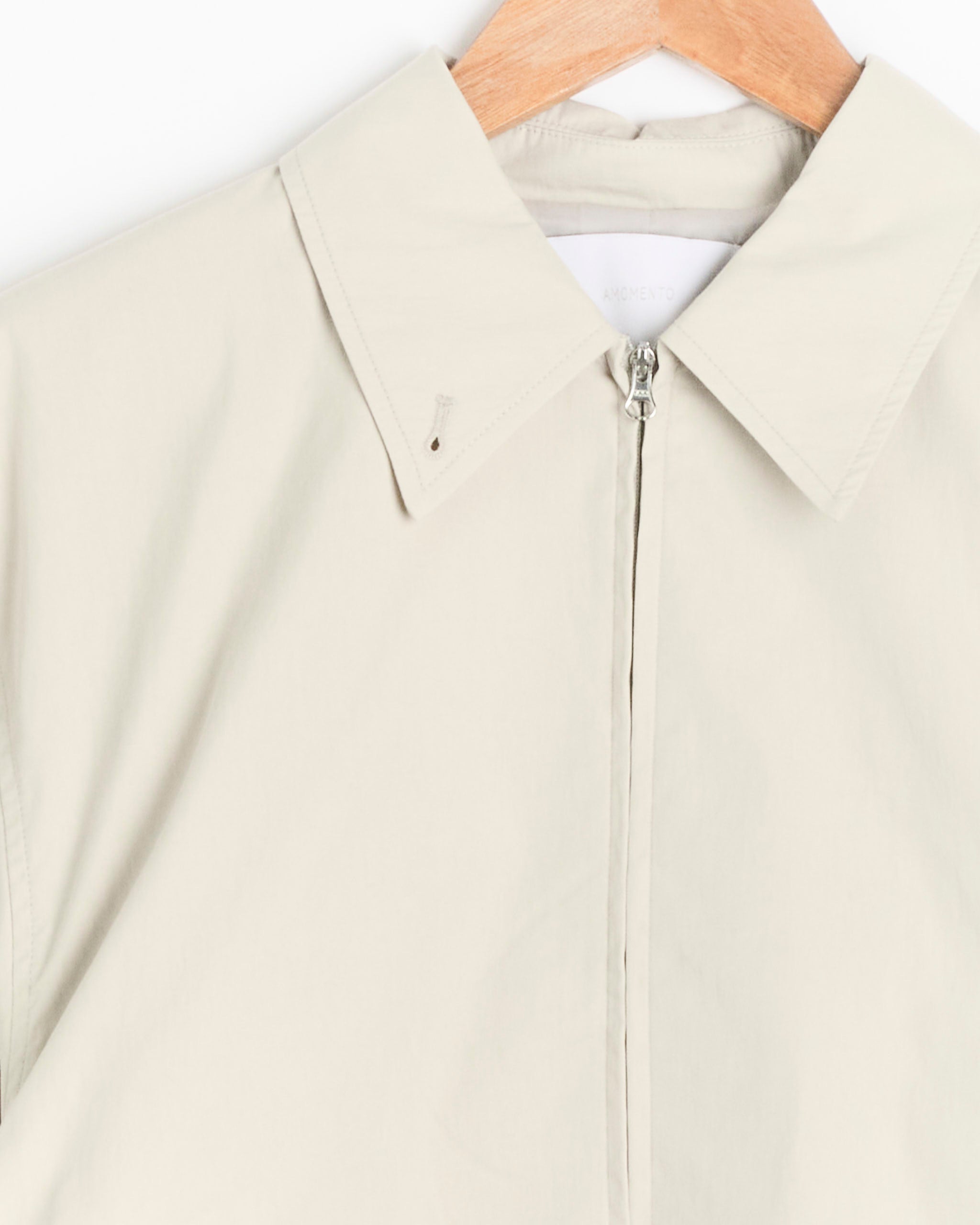 Amomento Cotton Nylon Blouson - Beige / 0 (287208)