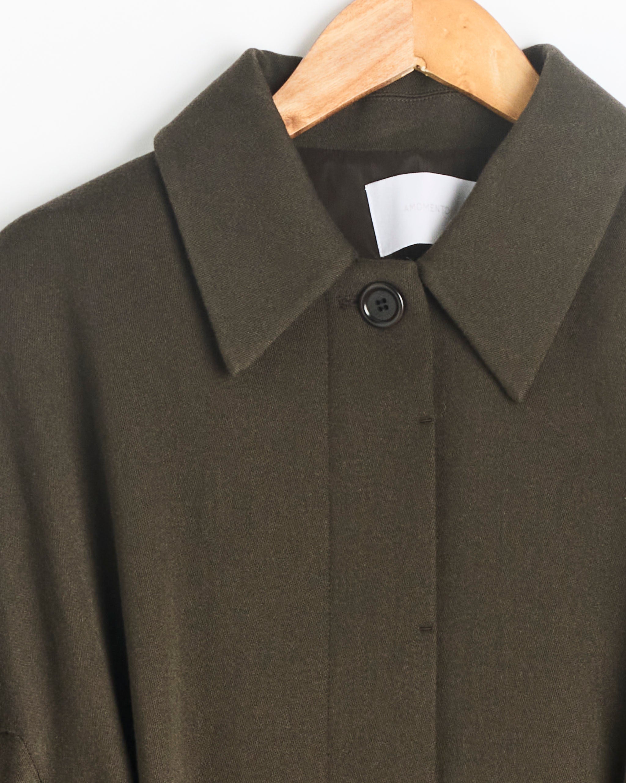 Amomento Belted Wool Jacket - Brown / 0 (287211)