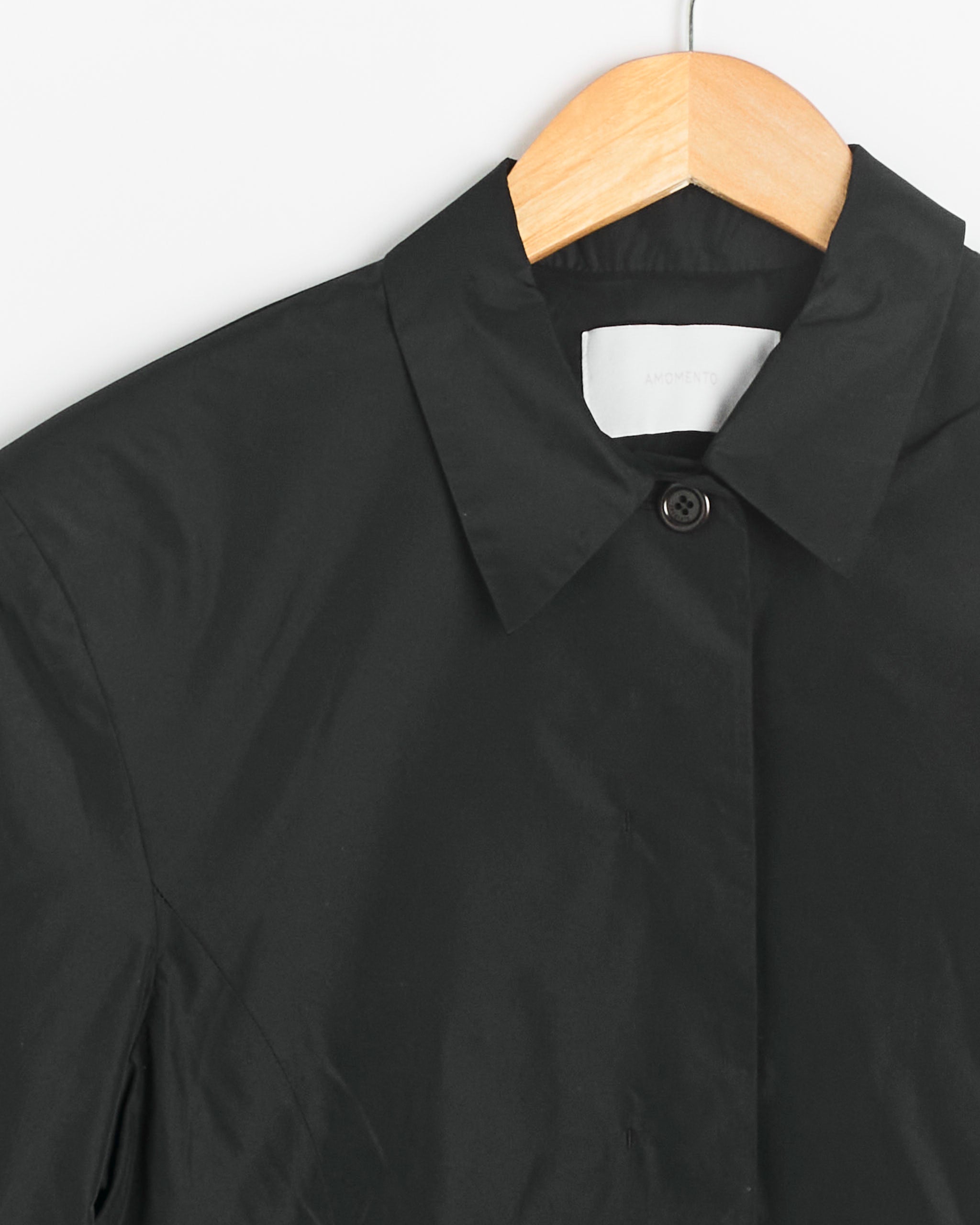 Amomento Silk Taffeta Jacket - Black / 0 (287214)