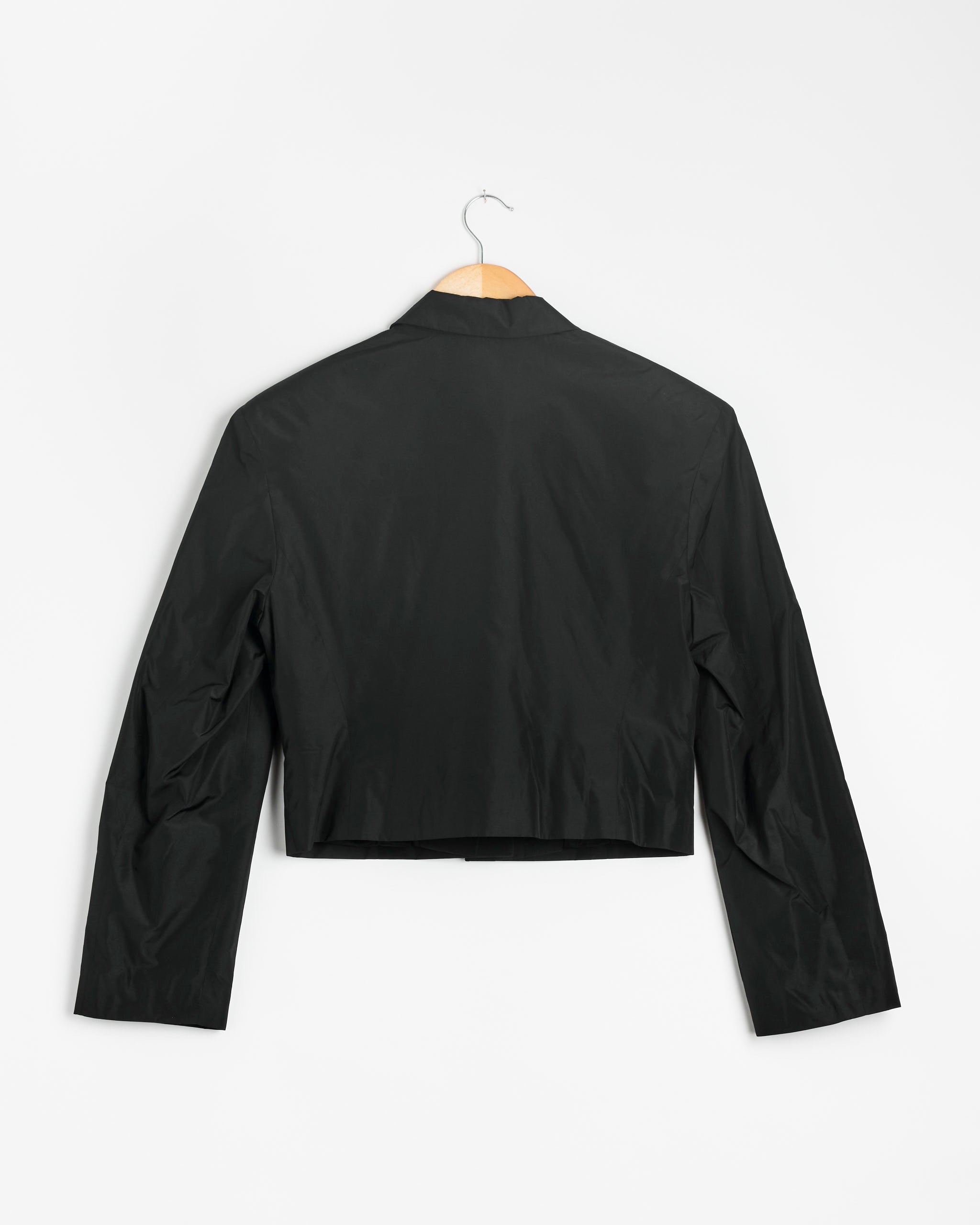 Amomento Silk Taffeta Jacket - Black / 0 (287214)