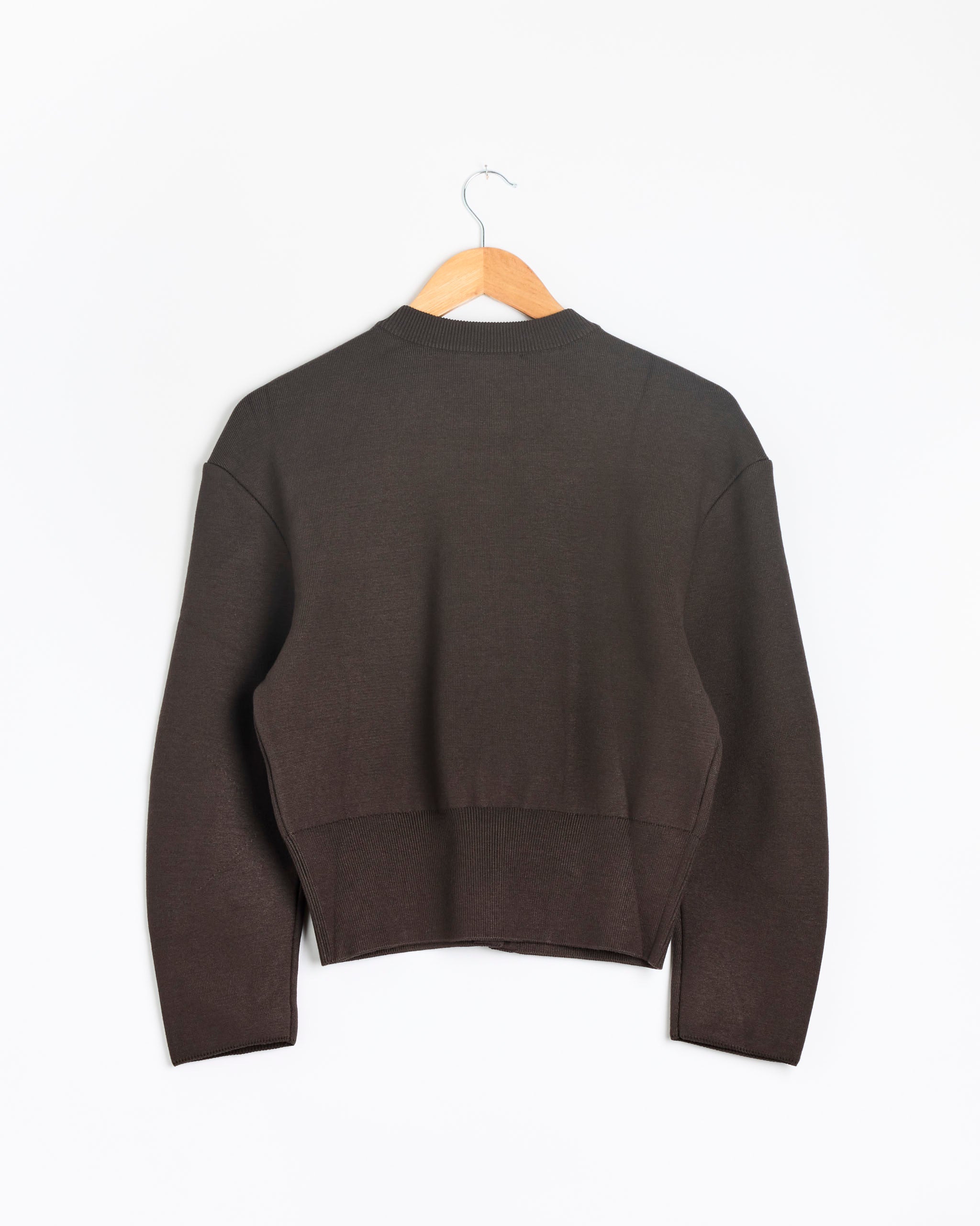 Amomento Rounded Sleeve Cardigan - Brown / 0 (287217)
