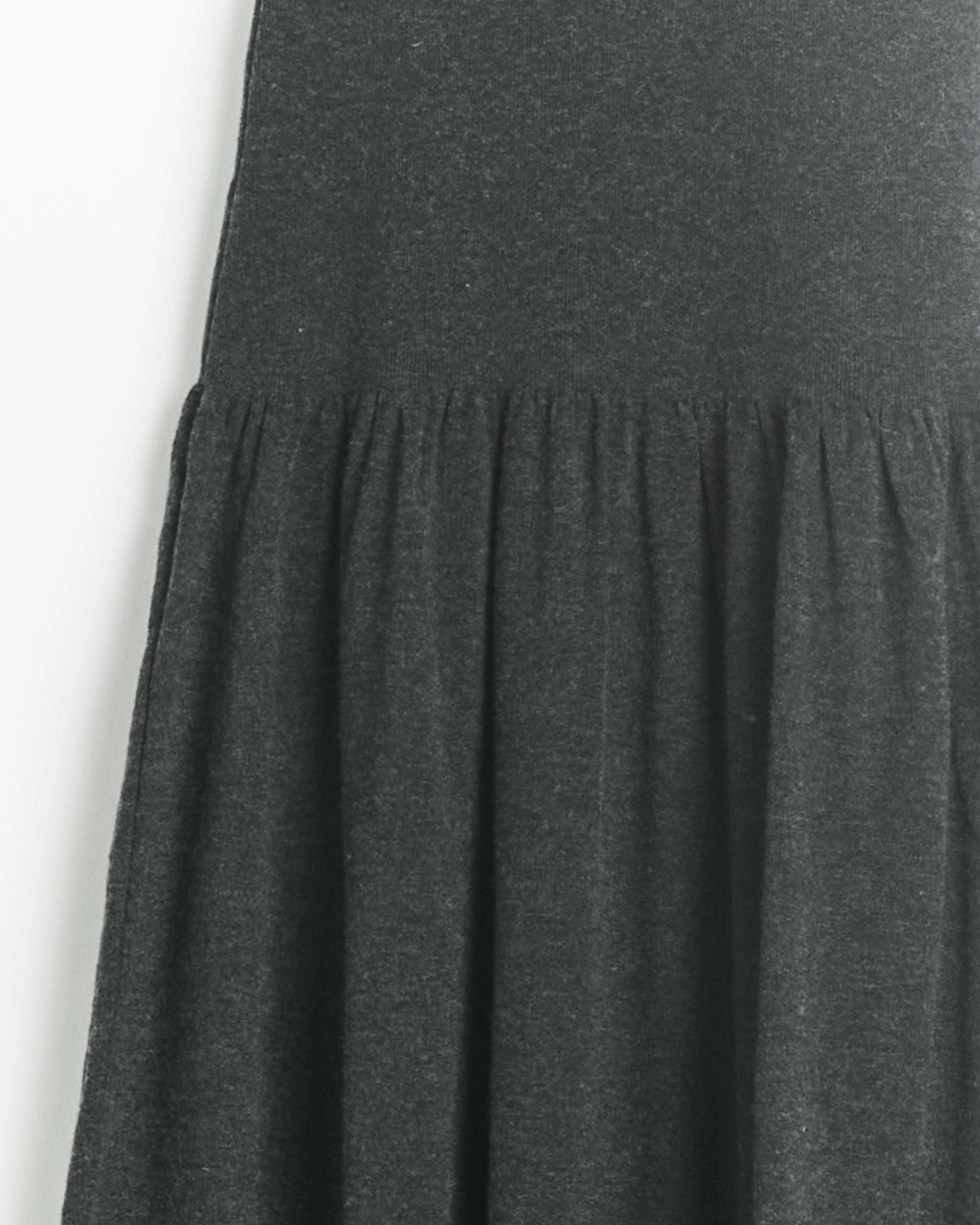 Amomento Shirring Knit Maxi Dress - Charcoal / 0 (287238)