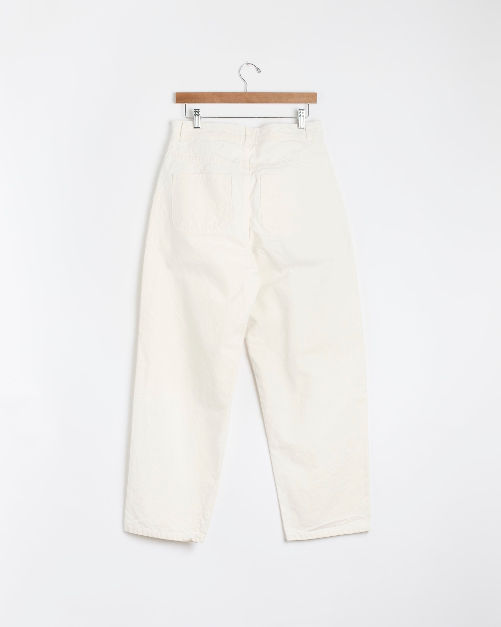 California Wide Pant in Salt Canvas - Salt Canvas / 4 (287256)