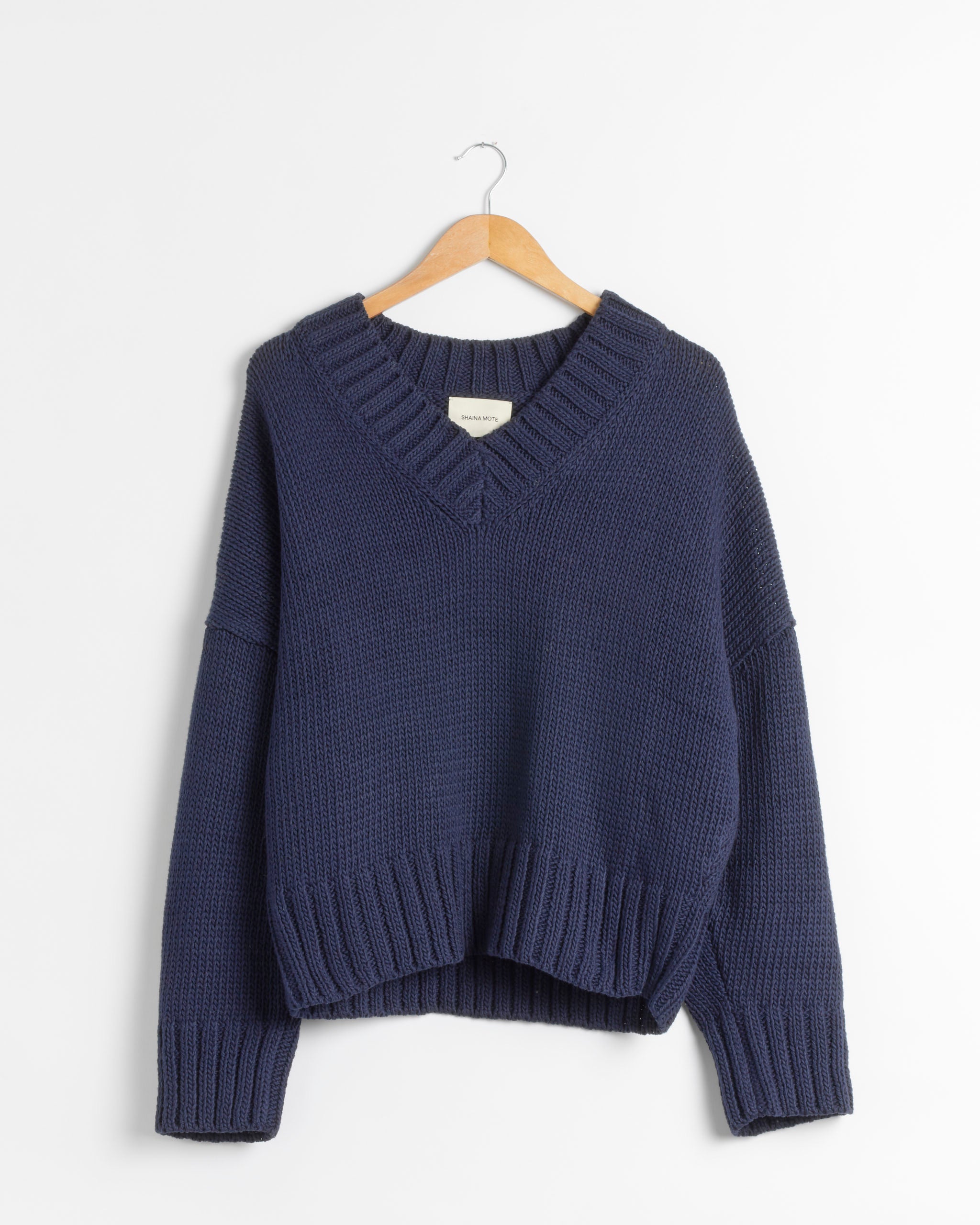 Shaina Mote Paolo V Neck - Dark Iris / XS/S (287268)