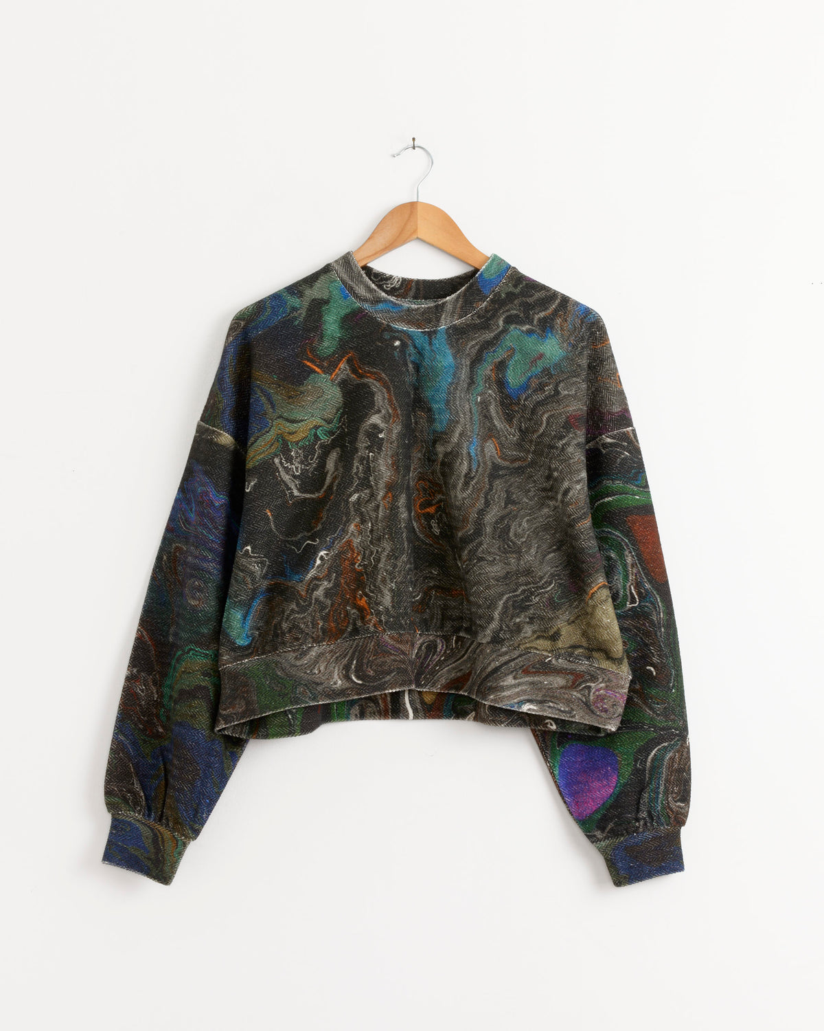 Anntian Short Sweater - Marbeling Dark / OS (287273)
