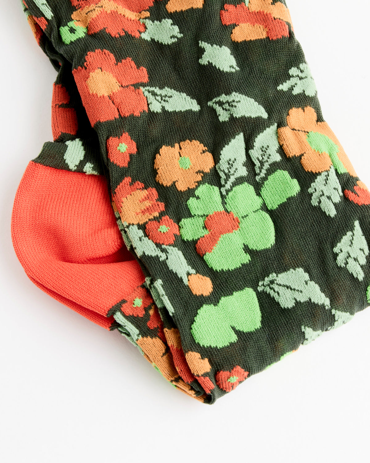 Henrik Vibskov Bouquet Socks - Orange Floral Affairs / 36-40 (287337)