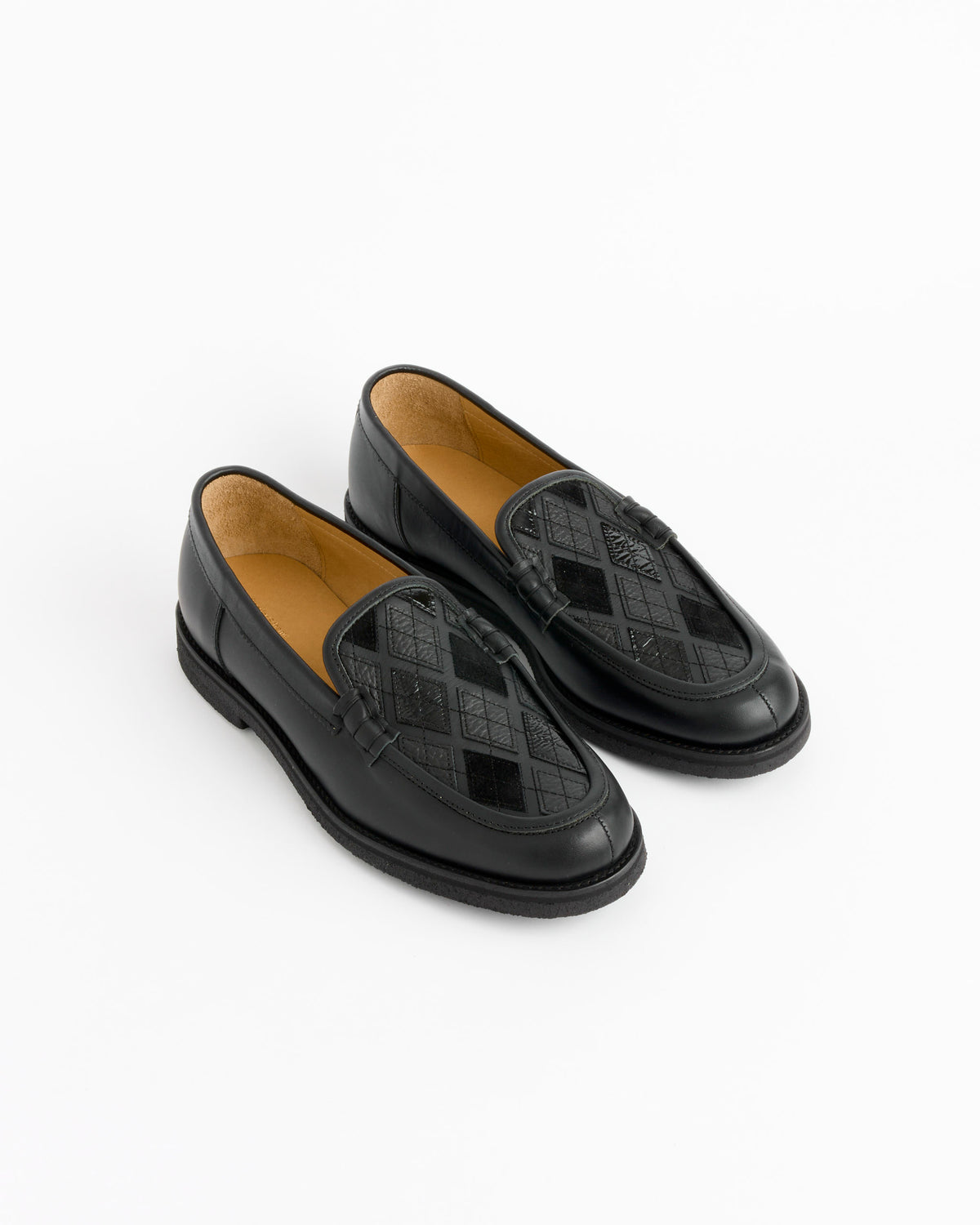 Hender Scheme Argyle Loafer - Black / 5 (287406)