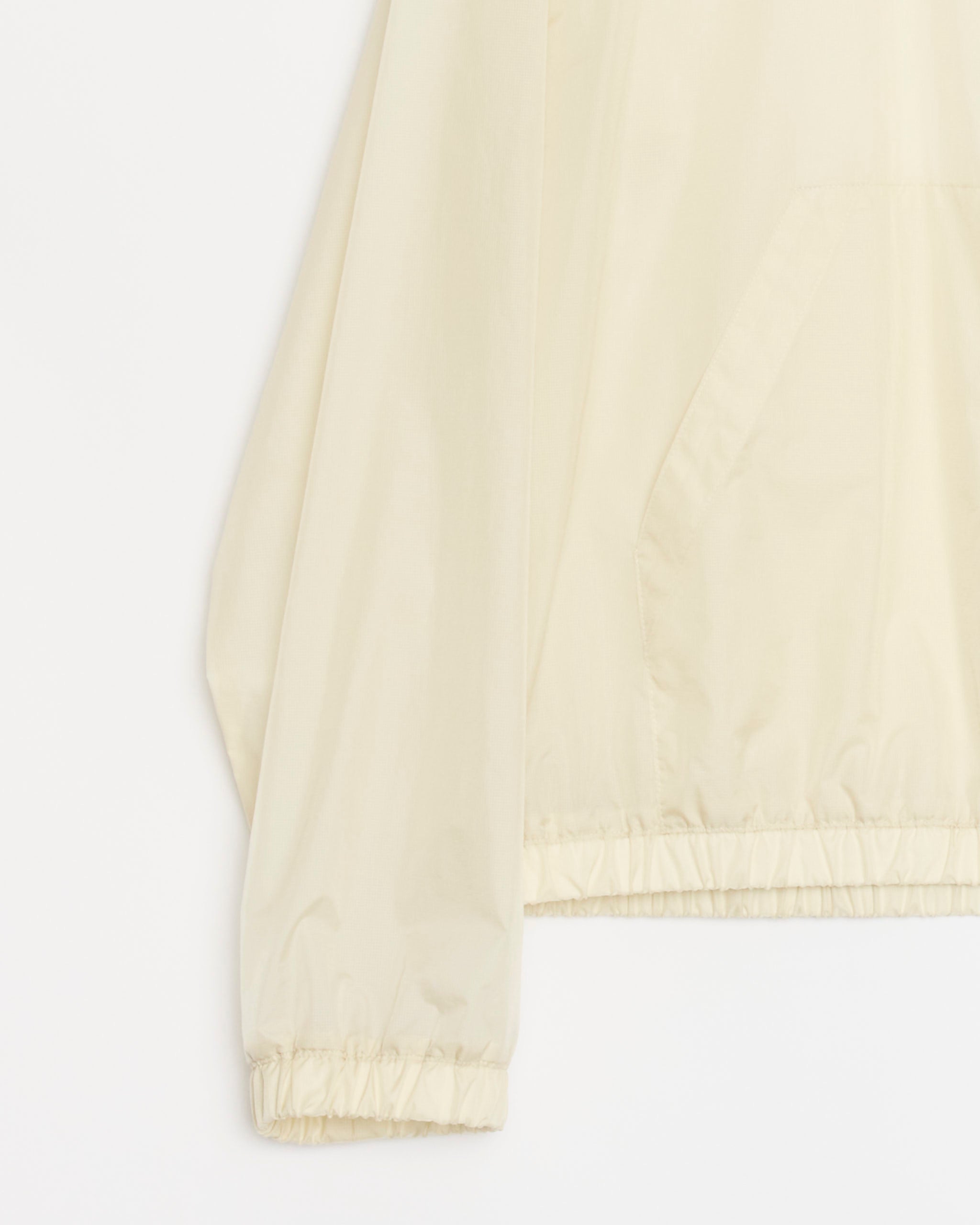 Auralee Sheer Nylon Ripstop Hoodie Blouson - Dusty Ivory / 4 (287463)