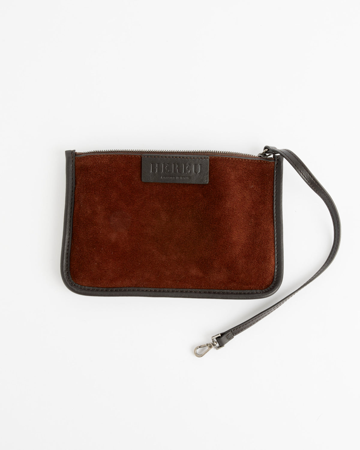 Hereu Calella Hobo Suede Bag - Dark Brown - OS - Default Title (287541)