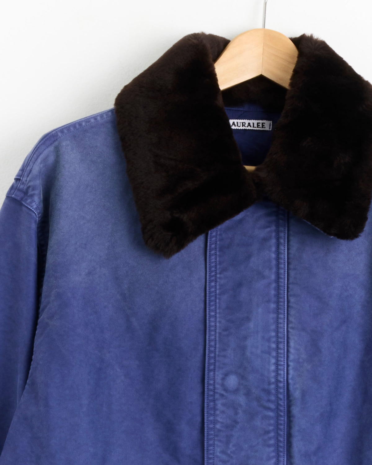 Auralee Exclusive Garment Dye Blouson, Faded Navy - Faded Navy / 4 (287647)