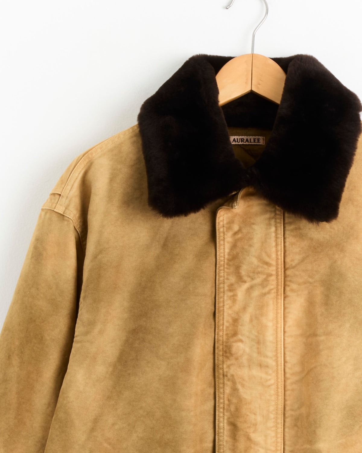 Auralee Exclusive Garment Dye Blouson, Faded Brown - Faded Brown / 4 (287650)