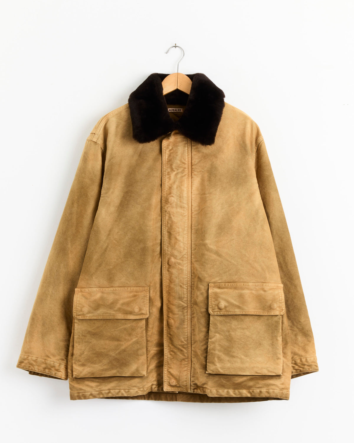 Auralee Exclusive Garment Dye Blouson, Faded Brown - Faded Brown / 4 (287650)