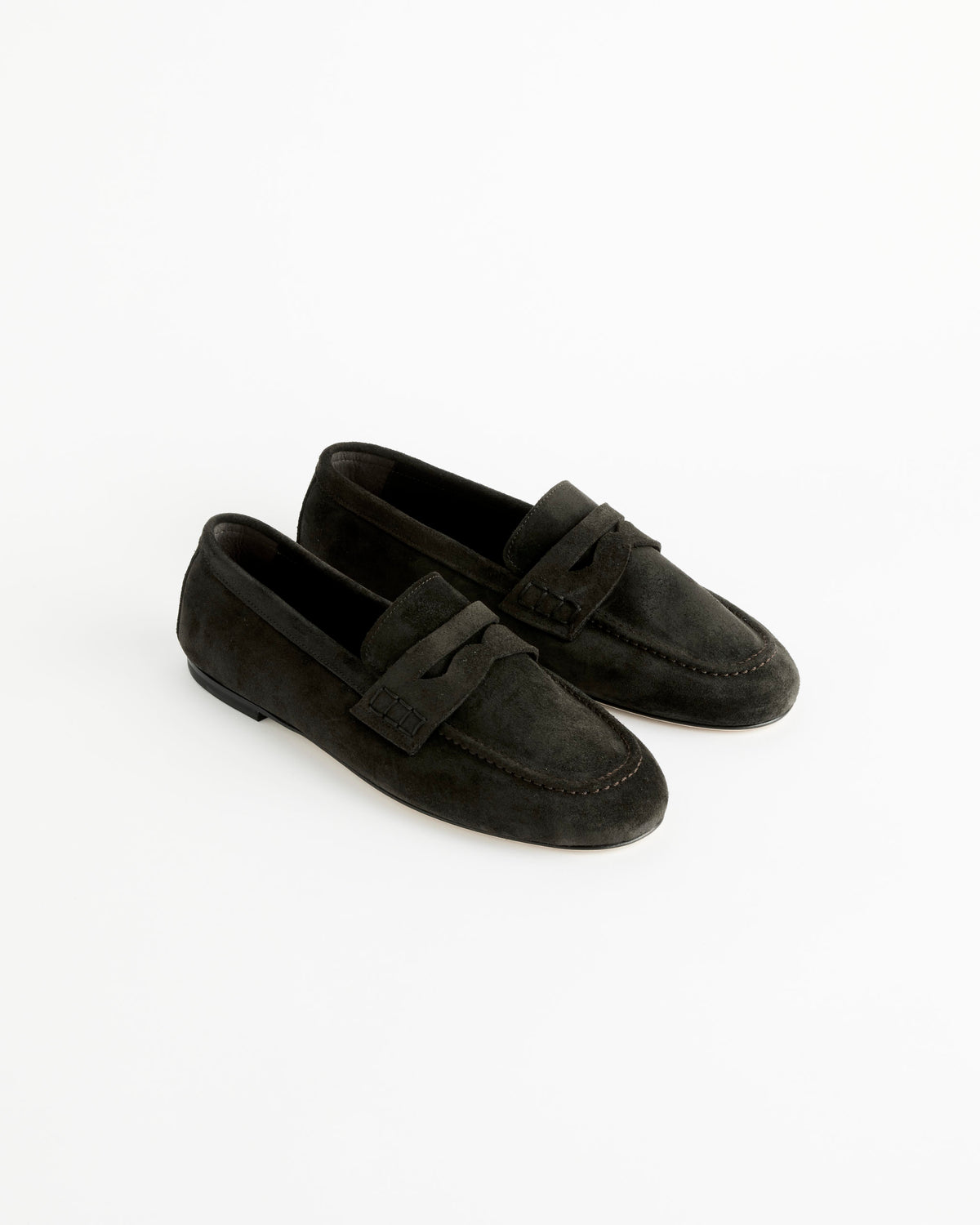 Dear Frances Balla Suede Loafer - Espresso / 38 (287720)