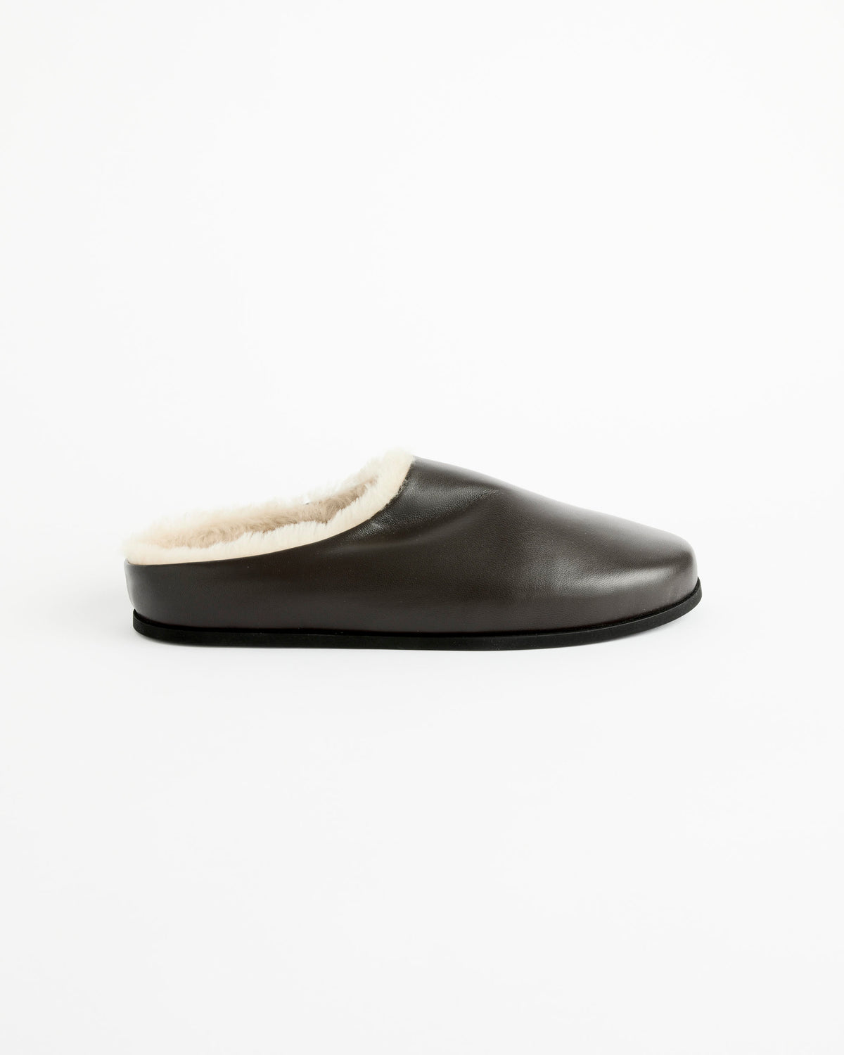 Dear Frances Vico Shearling Mule - Espresso / 38 (287725)