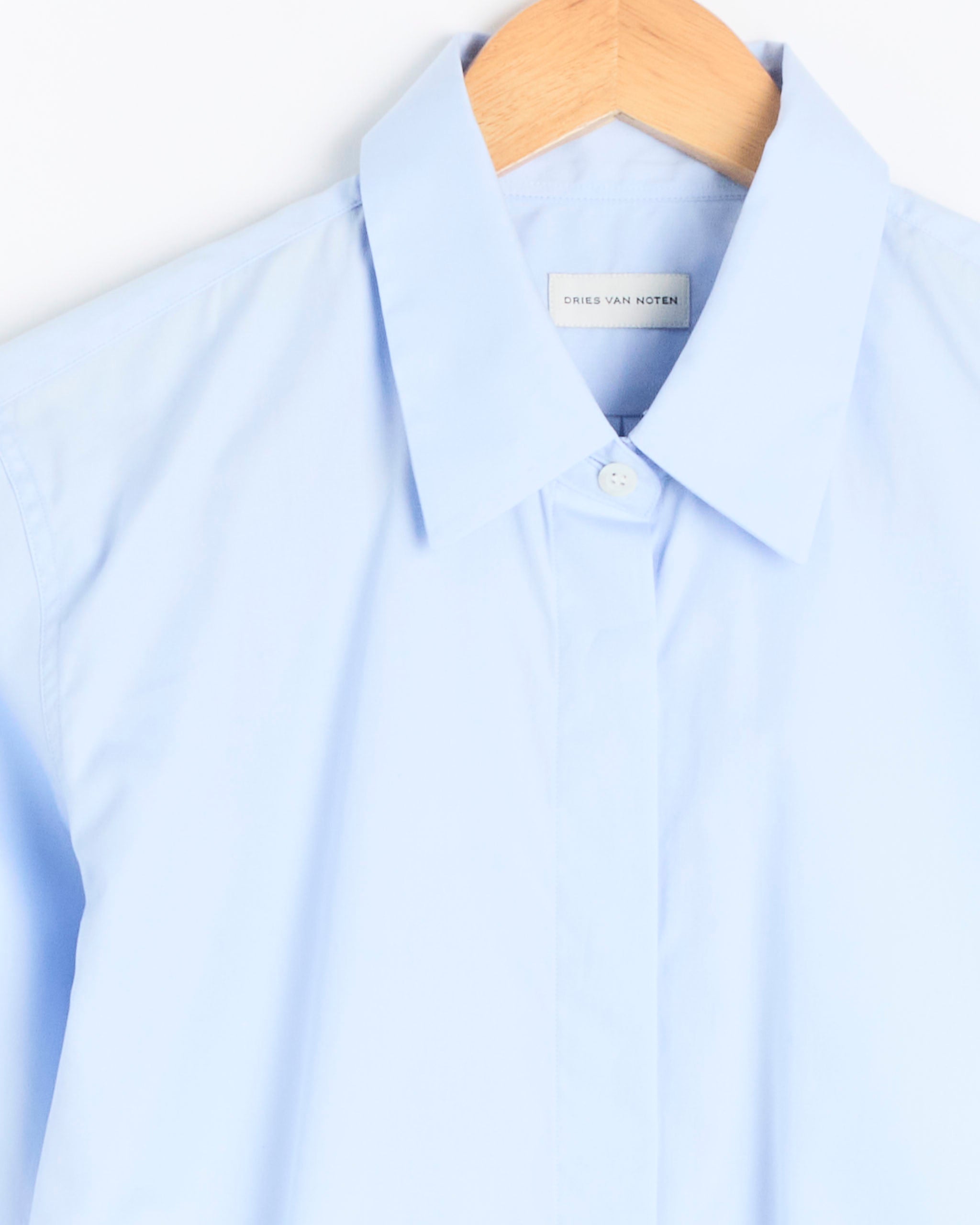 Dries Van Noten Clavini Bis 4314 Shirt - Light Blue / FR36 (287782)