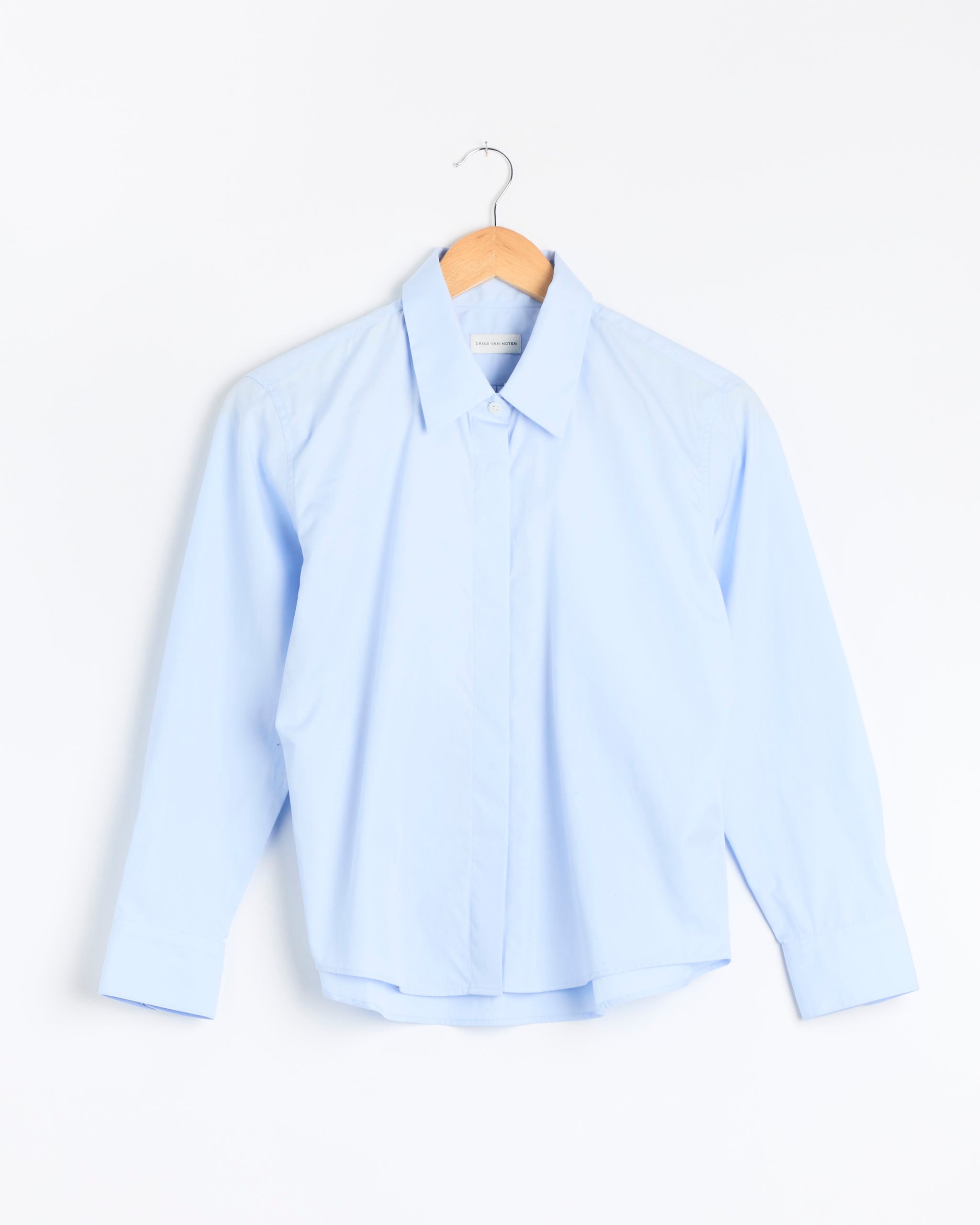 Dries Van Noten Clavini Bis 4314 Shirt - Light Blue / FR36 (287782)