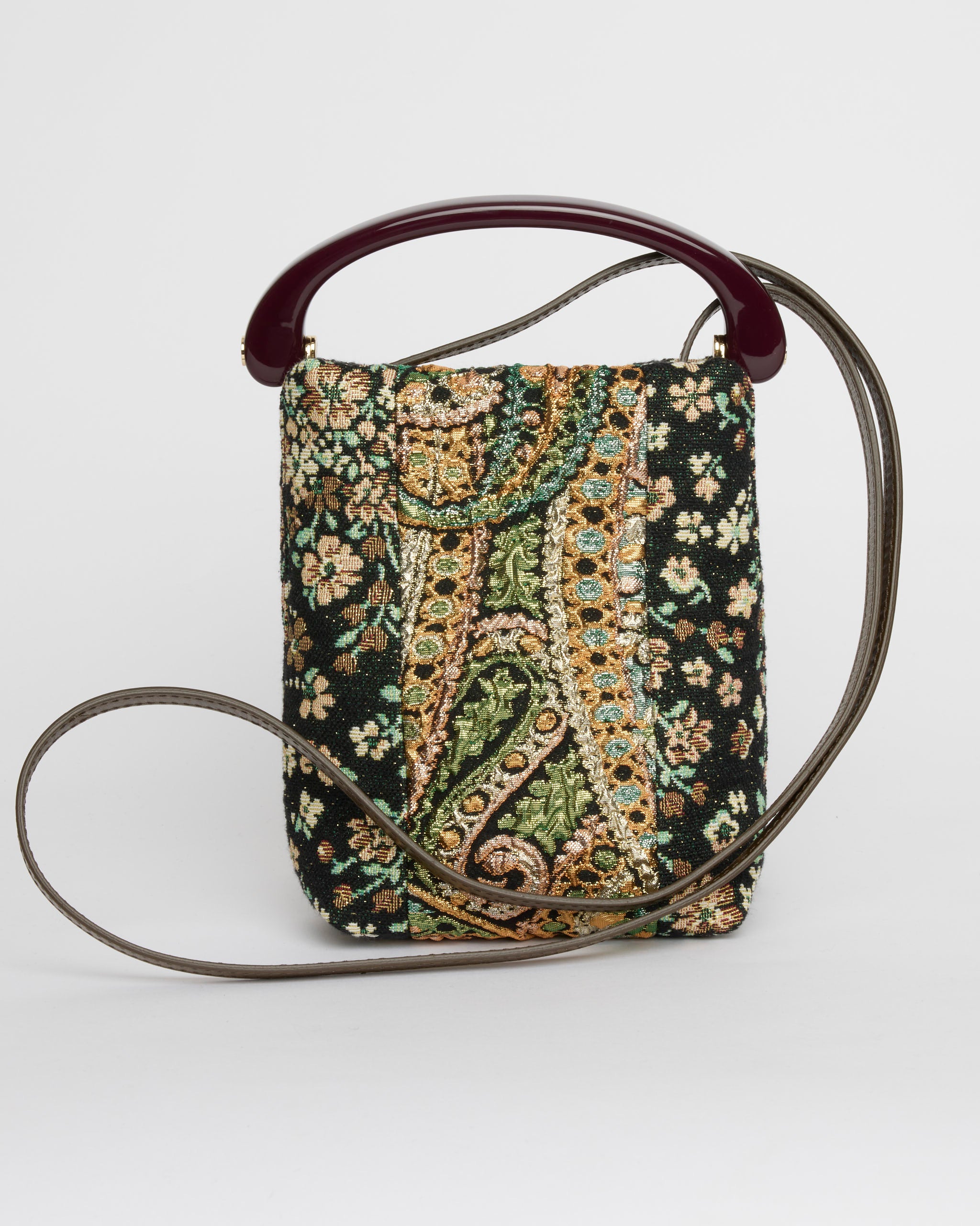 Dries Van Noten Crispino Stripe 4151 Bag - Brown - OS - Default Title (287870)