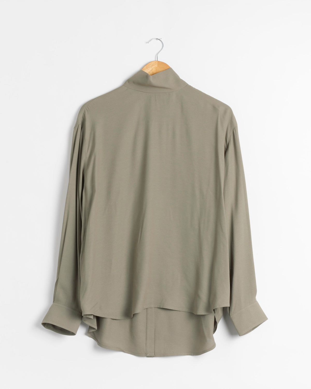 Feather Weight Funnel Neck Shirt in Dark Hazelnut - Dark Hazelnut / S (287897)