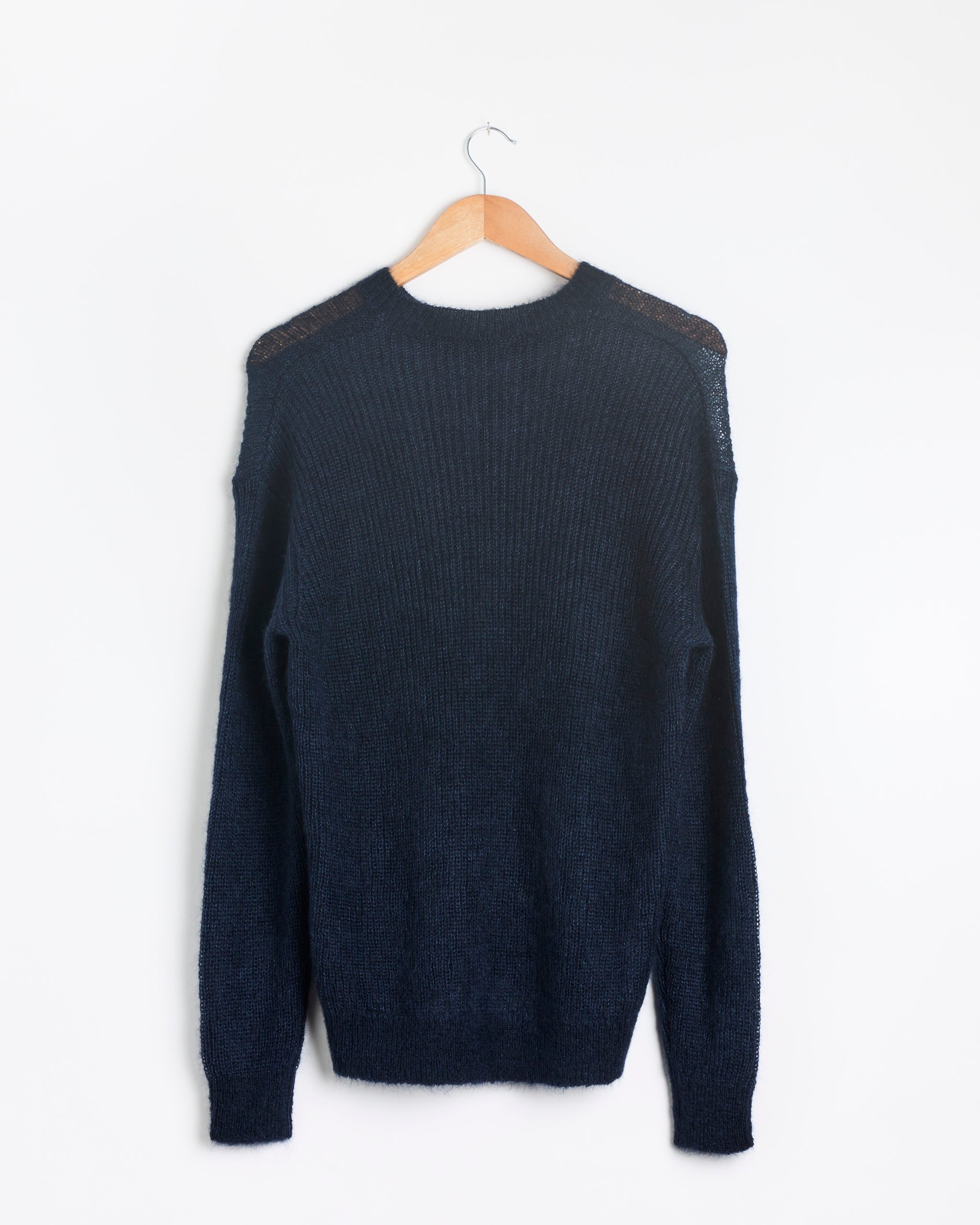 Silk Kid Mohair Easy Pullover in Navy - Navy / S (287903)