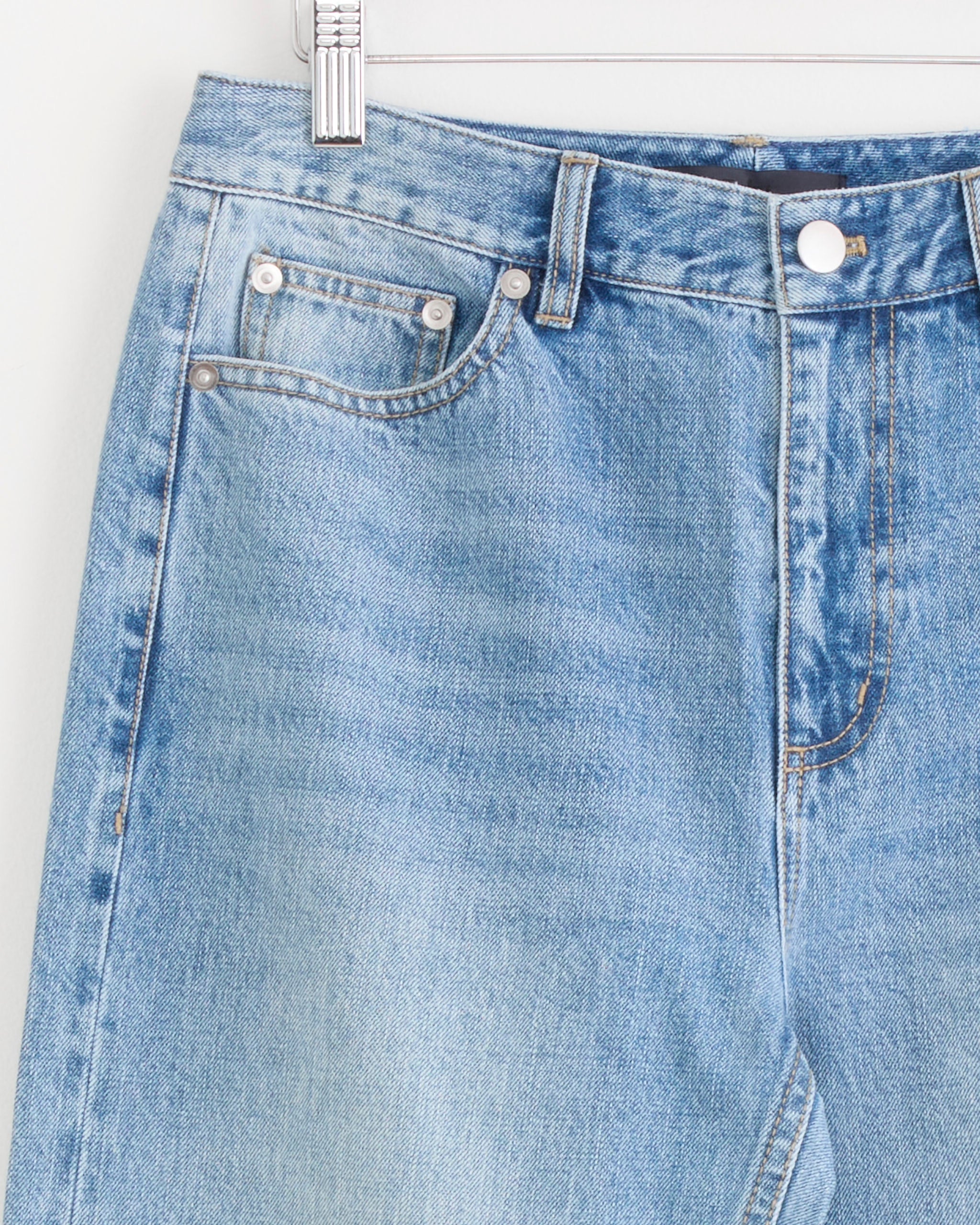 Tibi Selvedge Denim 5 Pocket Alec Jean - Classic Wash / 25 (287932)