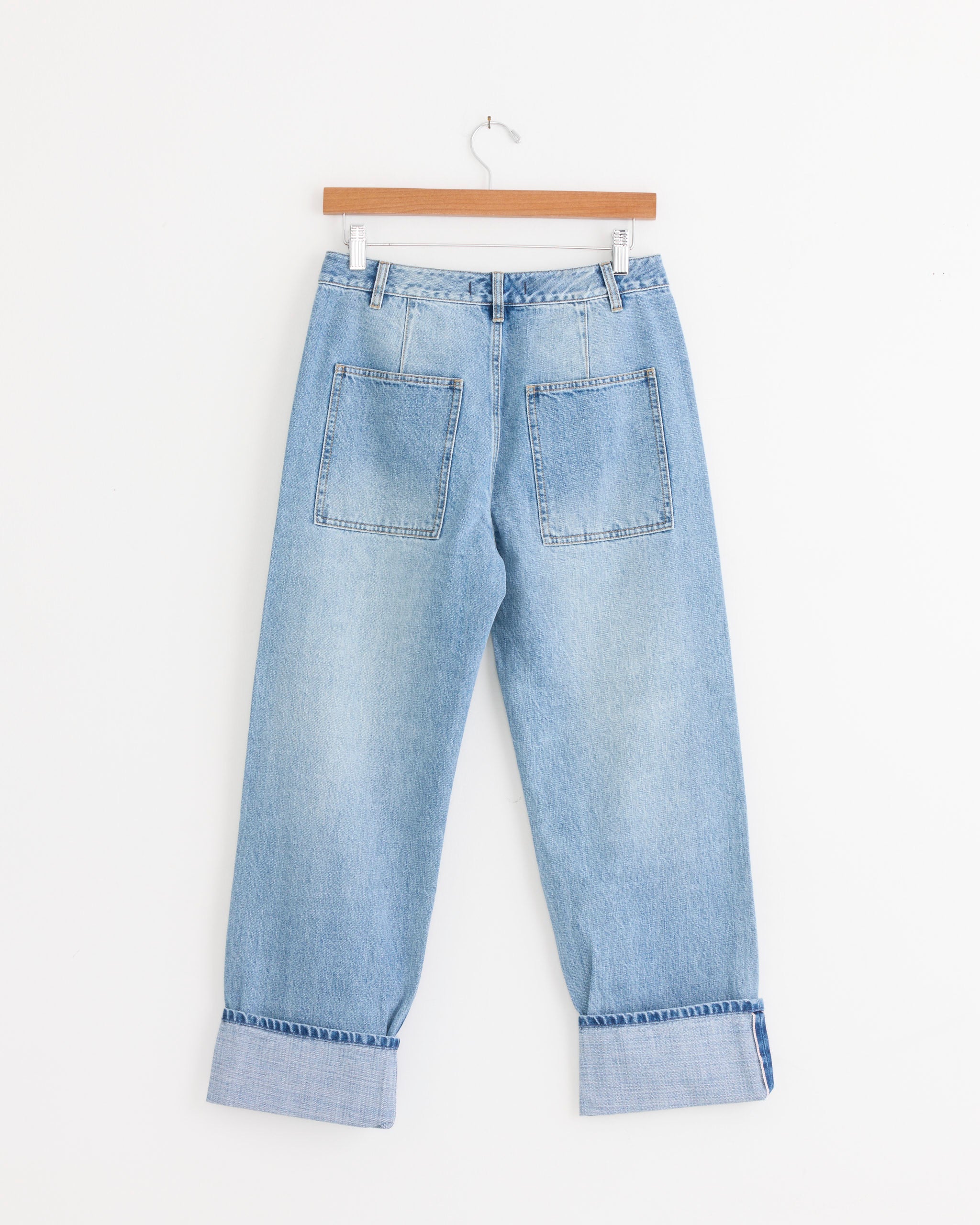 Tibi Selvedge Denim 5 Pocket Alec Jean - Classic Wash / 25 (287932)