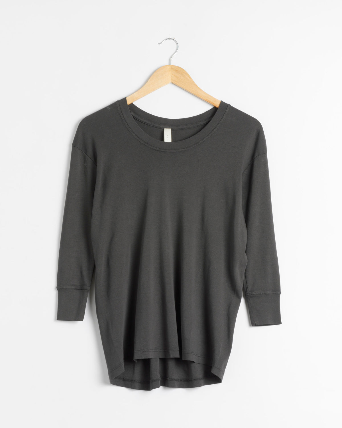 Lauren Manoogian Rib Scoop Neck Top - Sumi / 1 (287996)