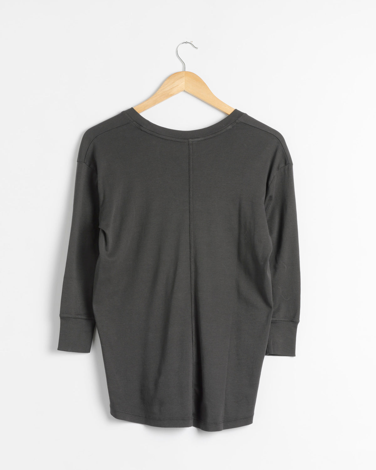 Lauren Manoogian Rib Scoop Neck Top - Sumi / 1 (287996)