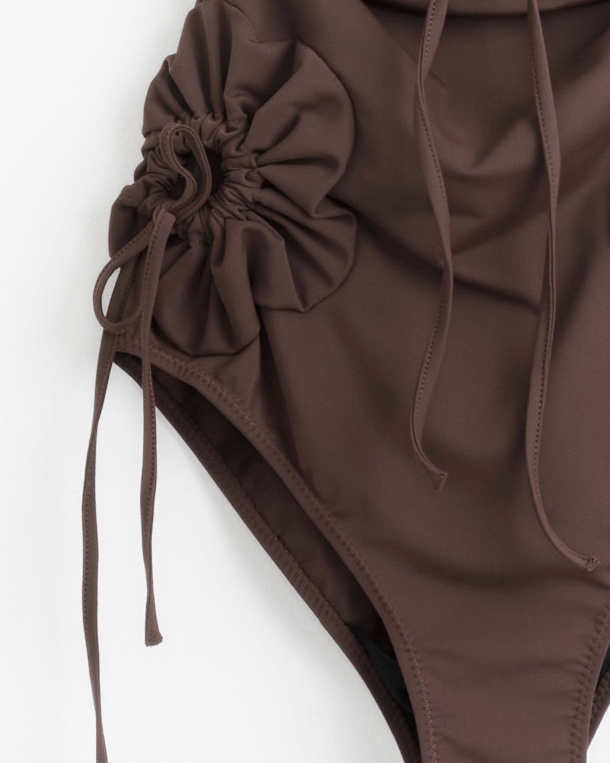 Flower One Piece in Cinnamon