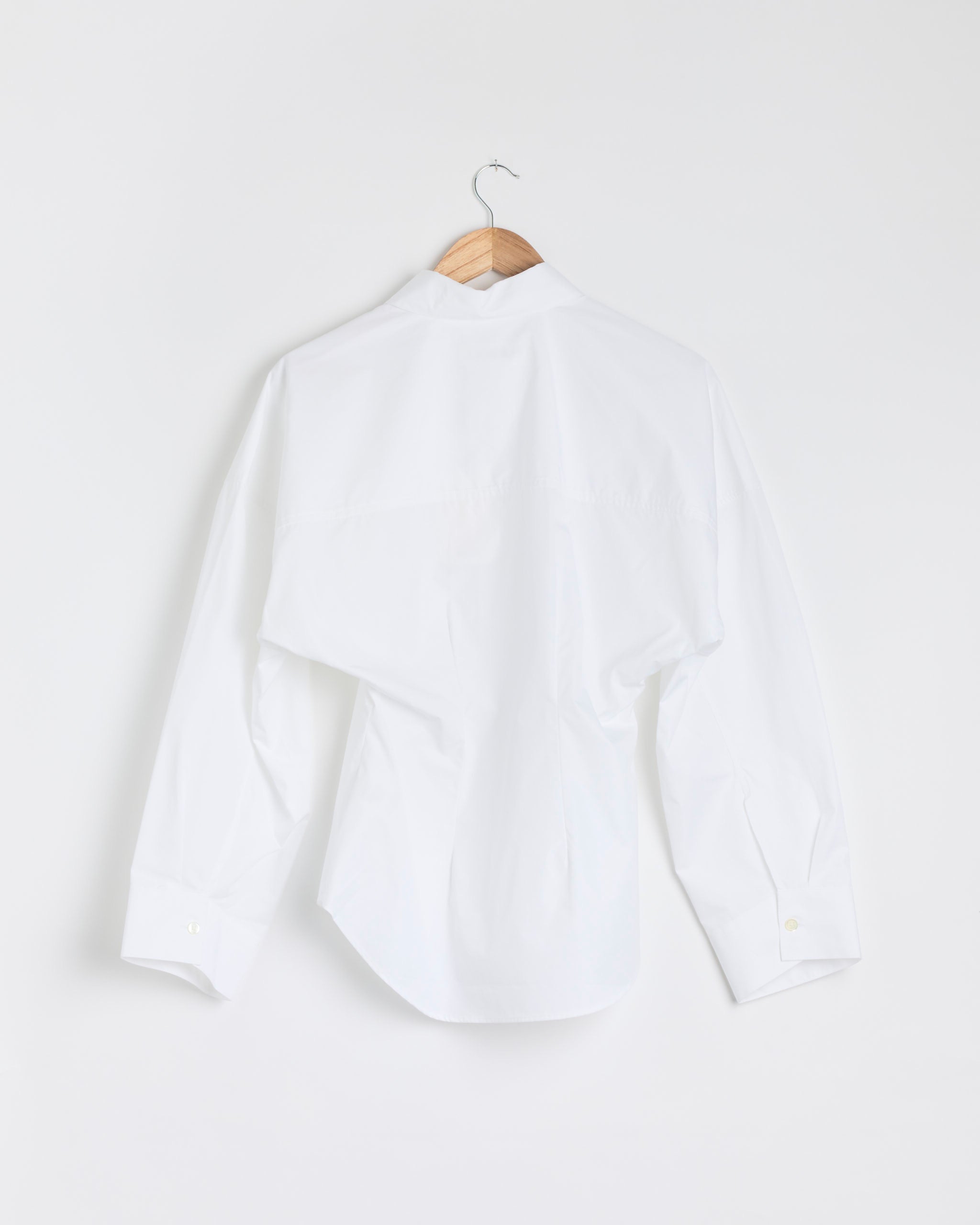 Róhe Poplin Uneven Collar Shirt - Optic White / FR34 (288218)
