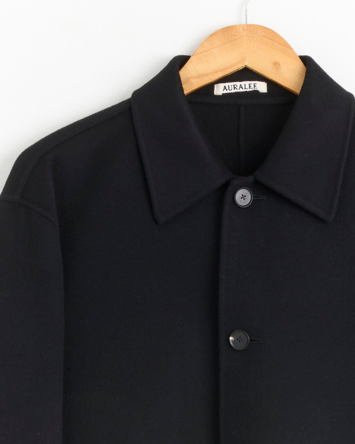 Auralee Super Fine Wool Blouson - Black / 4 (288249)