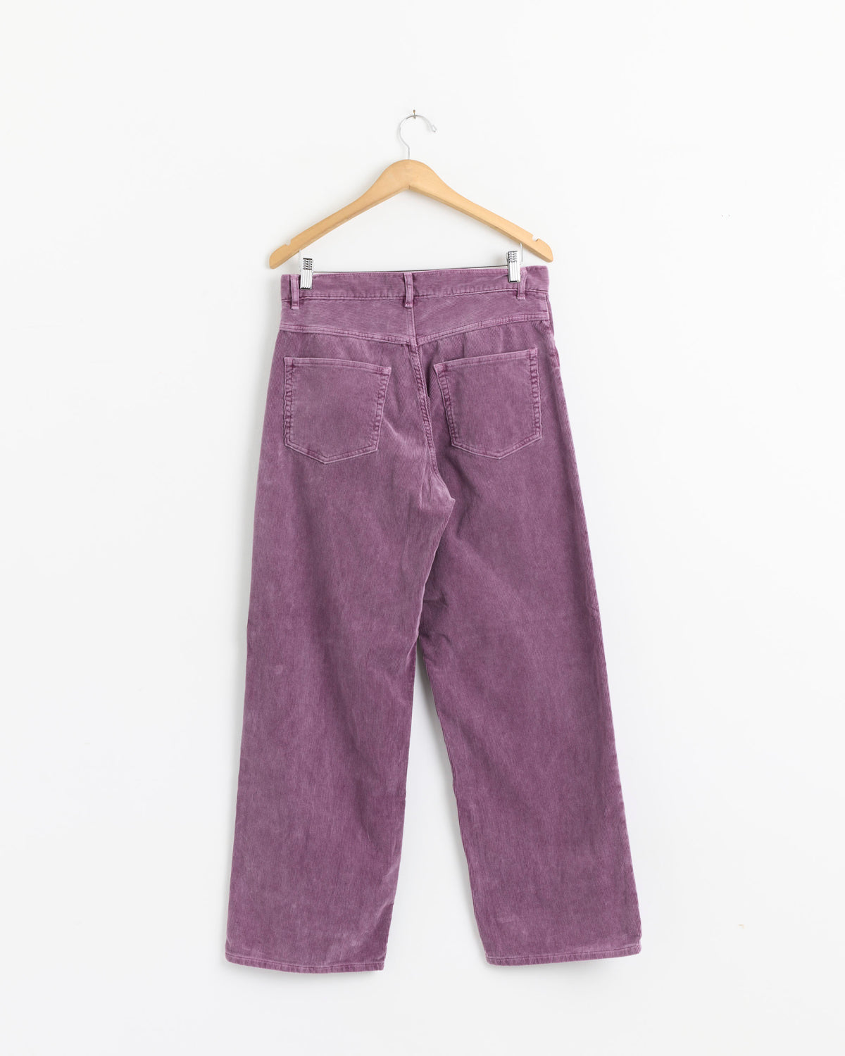 Auralee Garment Dyed Corduroy 5 Pocket Wide Pant, Dusty Purple - Dusty Purple / 4 (288267)