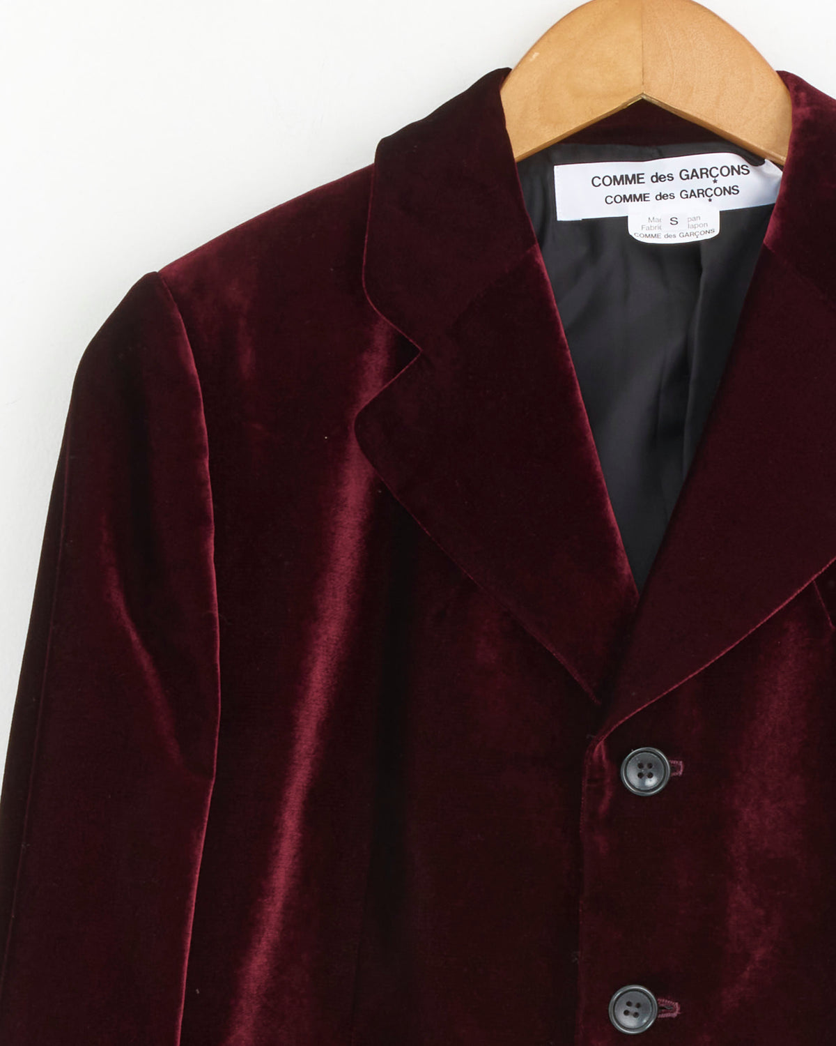 CDG CDG J012 Jacket - Burgundy / S (288328)