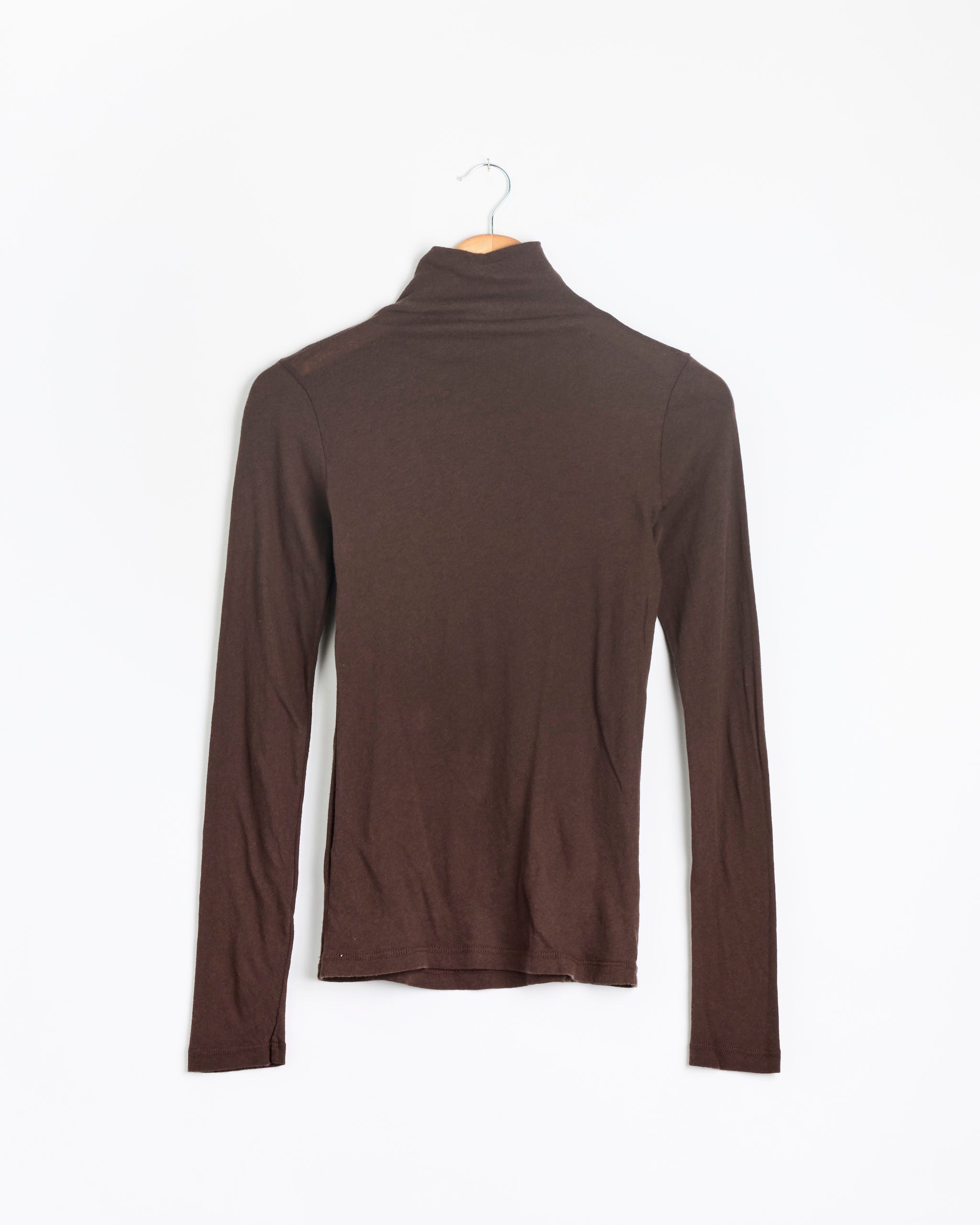 Black Crane L/S Turtleneck - Dark Plum / XS (288347)