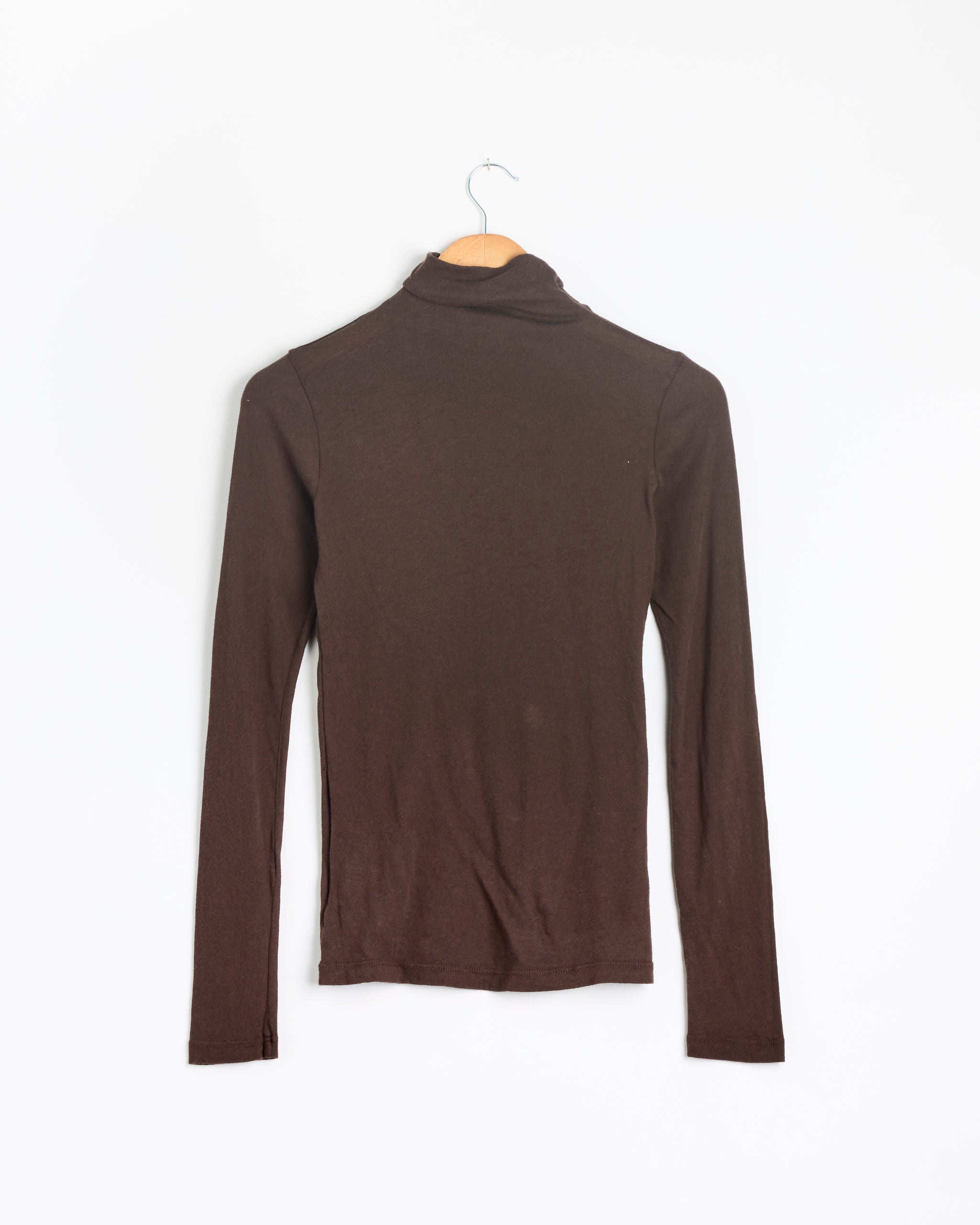 Black Crane L/S Turtleneck - Dark Plum / XS (288347)