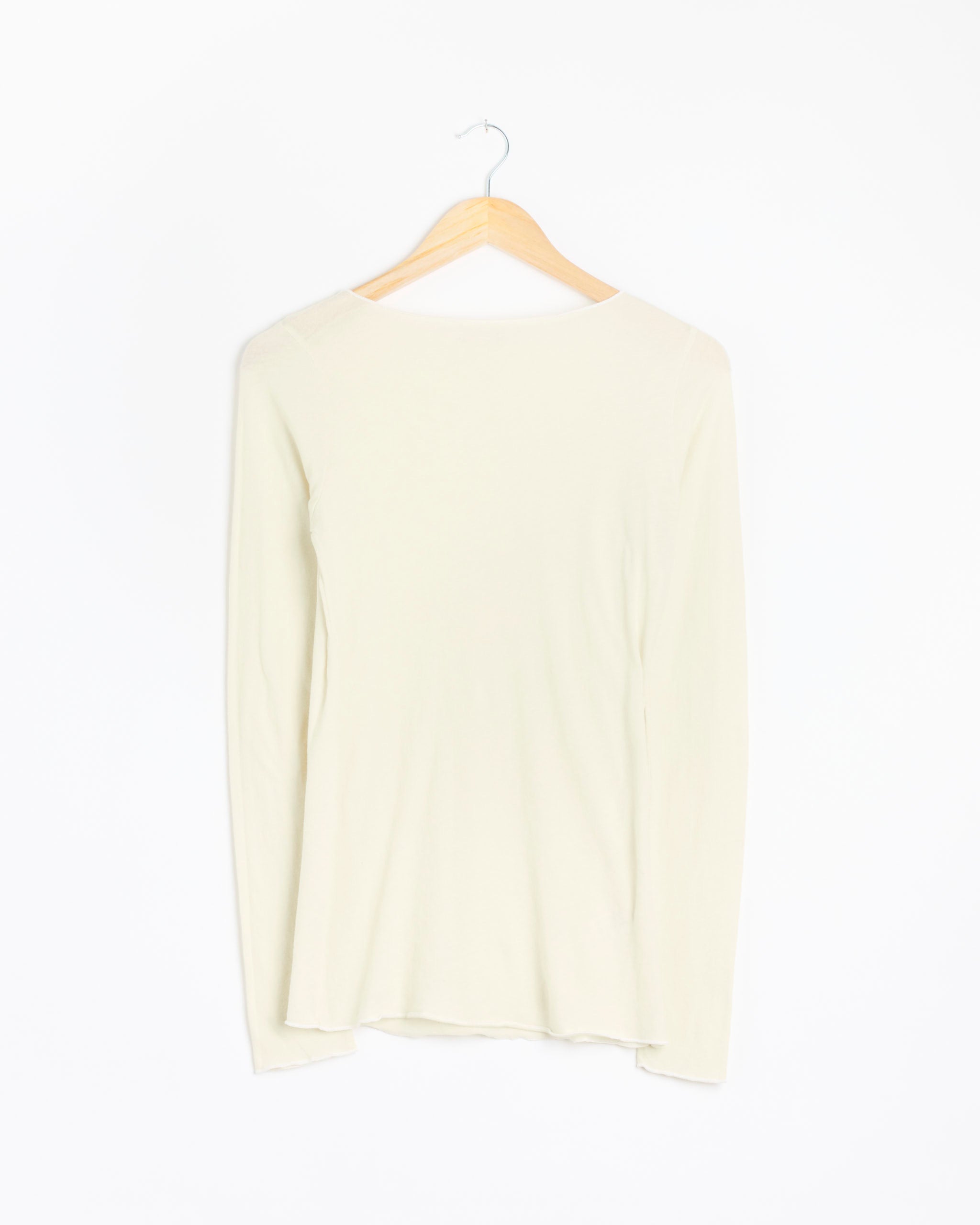 Black Crane L/S Boat Neck, Natural - Natural / XS (288351)