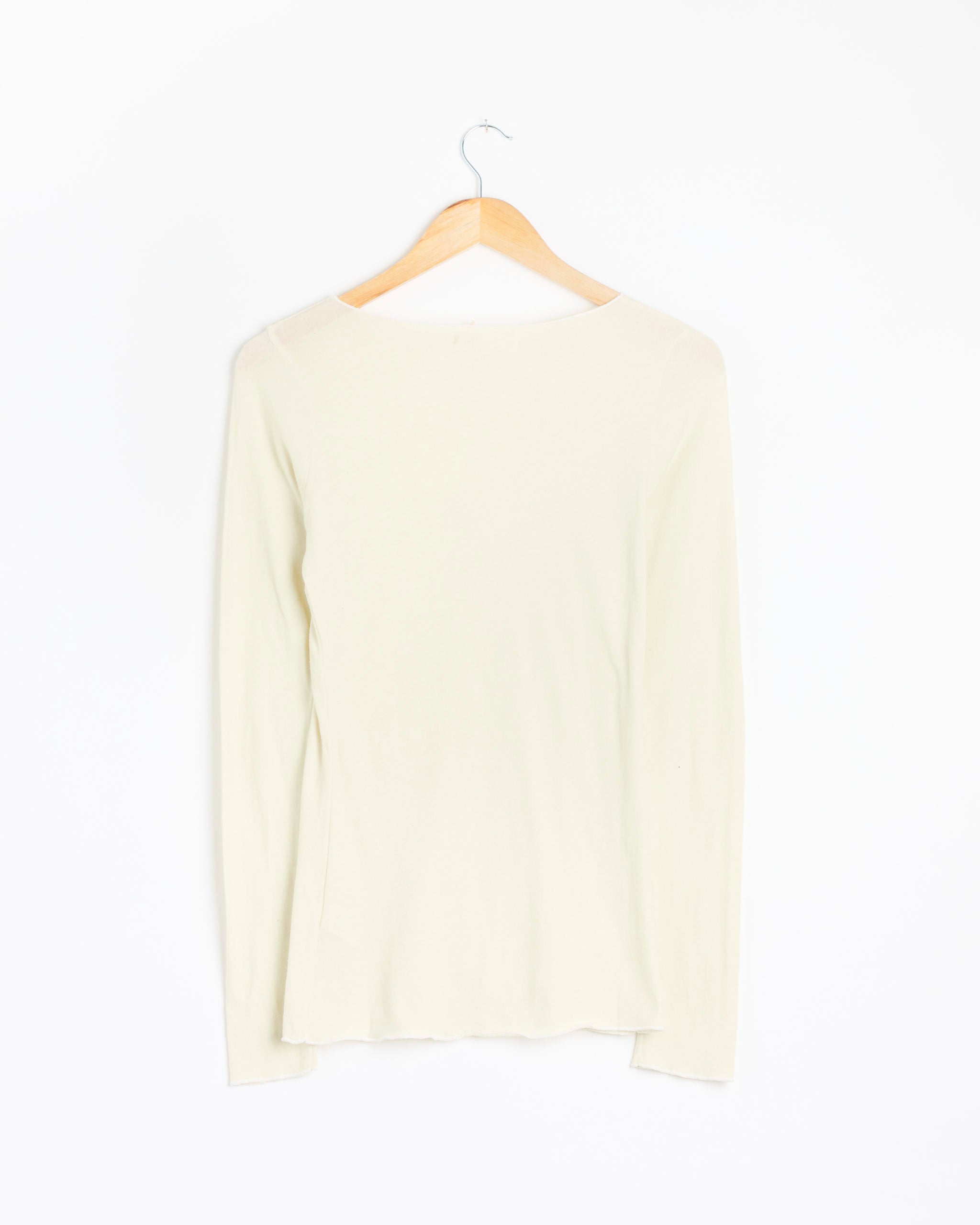 Black Crane L/S Boat Neck, Natural - Natural / XS (288351)