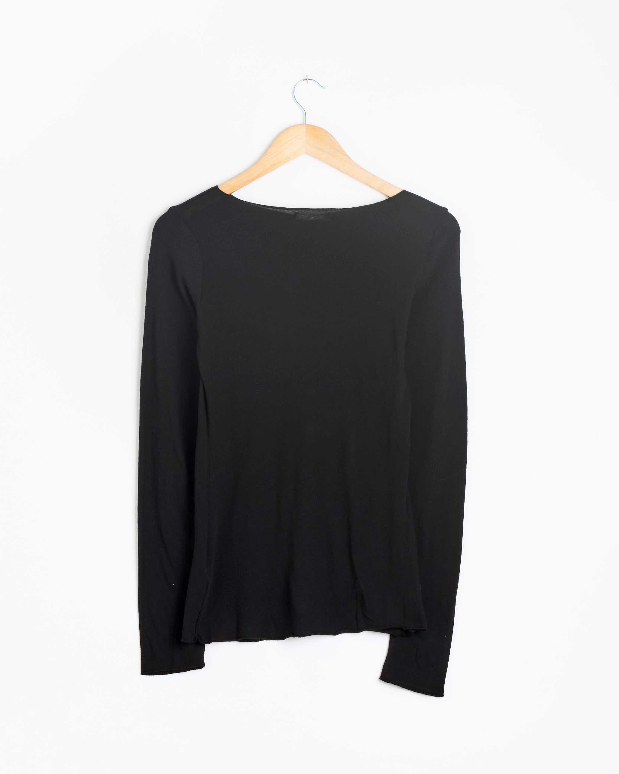 Black Crane L/S Boat Neck, Black - Black / XS (288355)