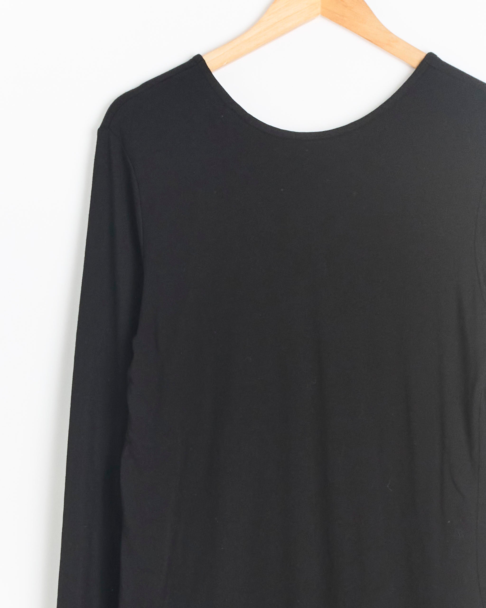 Black Crane Twisted Dress - Black / XS (288359)