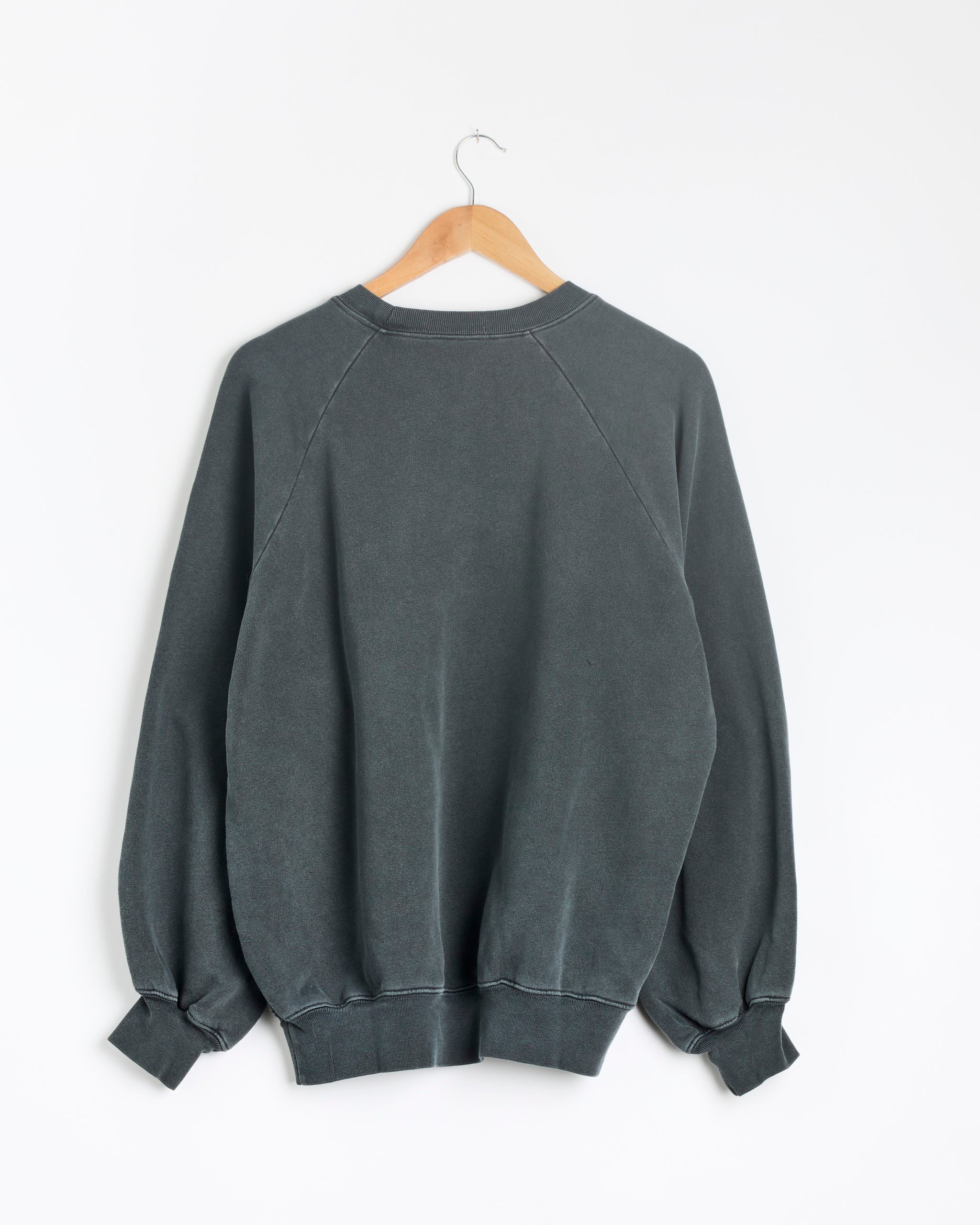 Black Crane Raglan Sweatshirt, Indigo - Indigo / XS (288369)
