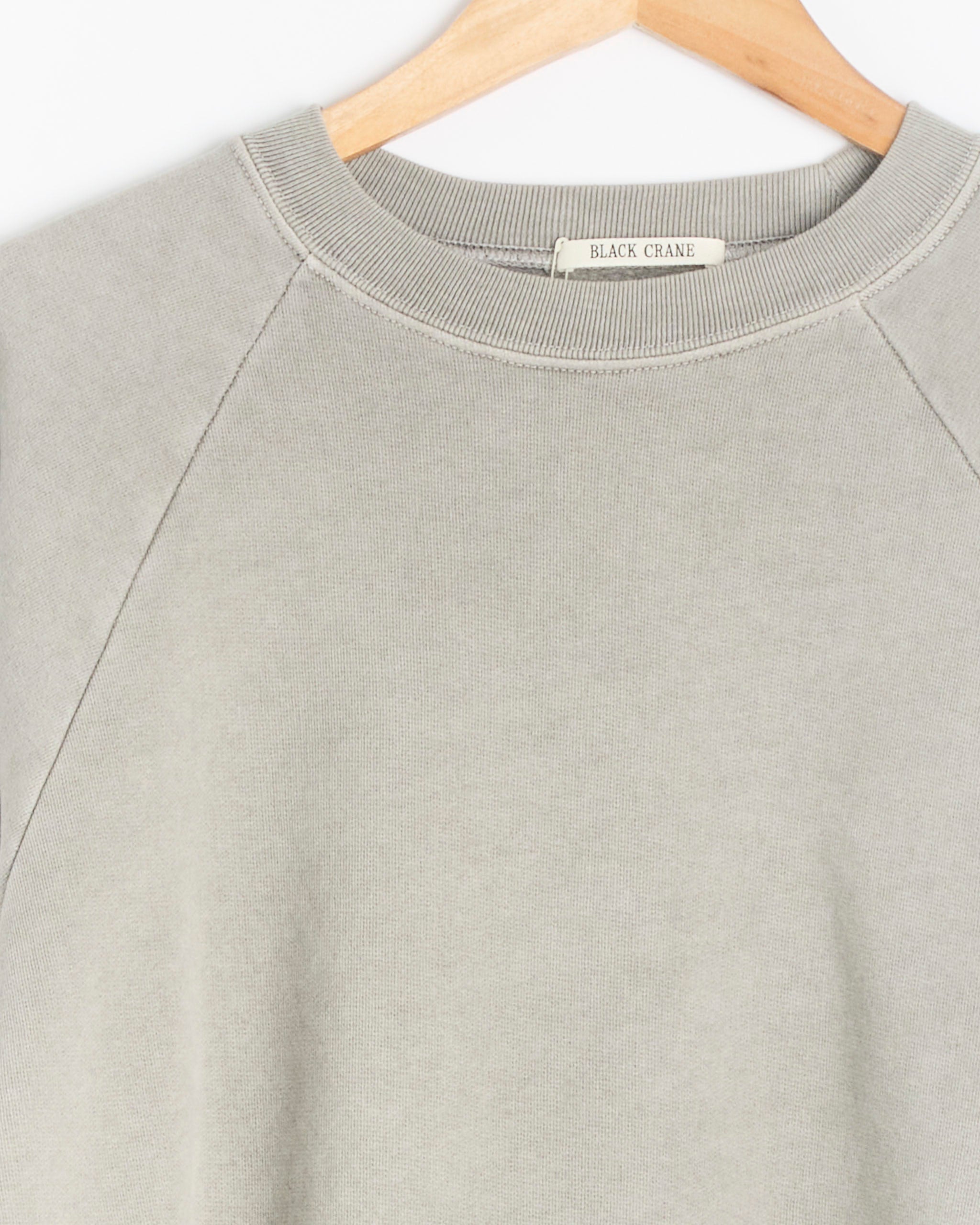 Black Crane Raglan Sweatshirt, Stone - Stone / XS (288373)