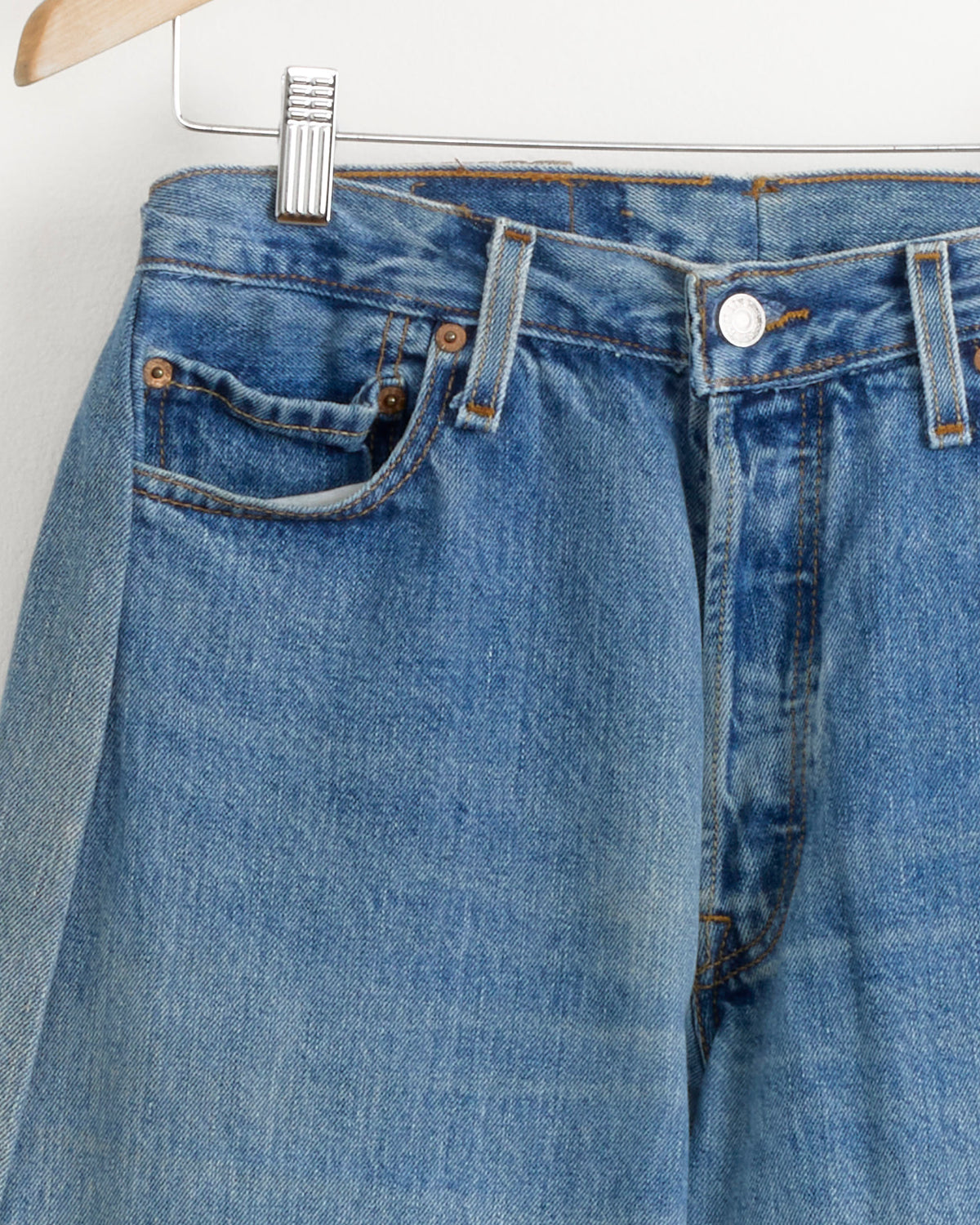 B Sides Reworked Open Hem Slouch Jean - Vintage Indigo / 25 (288503)