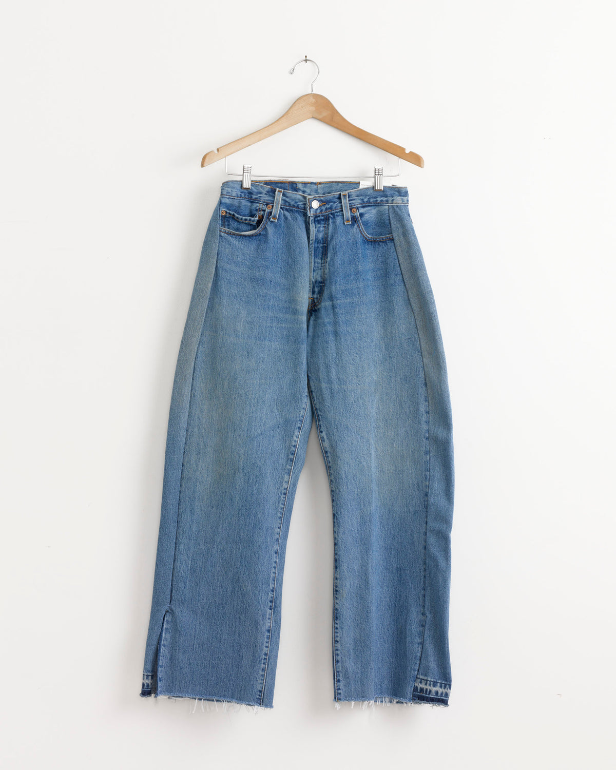 B Sides Reworked Open Hem Slouch Jean - Vintage Indigo / 25 (288503)