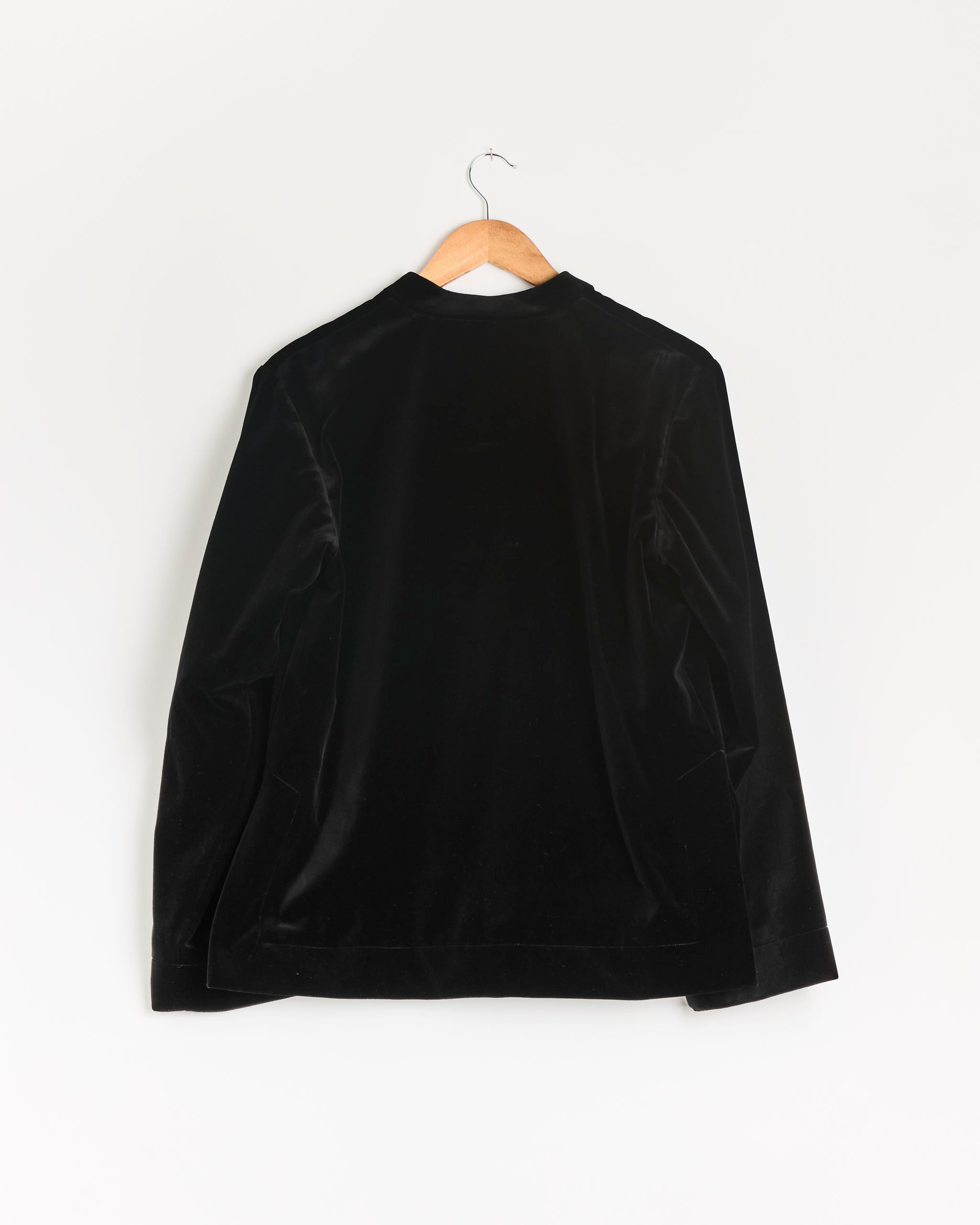Róhe Pankou Closure Velvet Jacket - Black / FR36 (288674)
