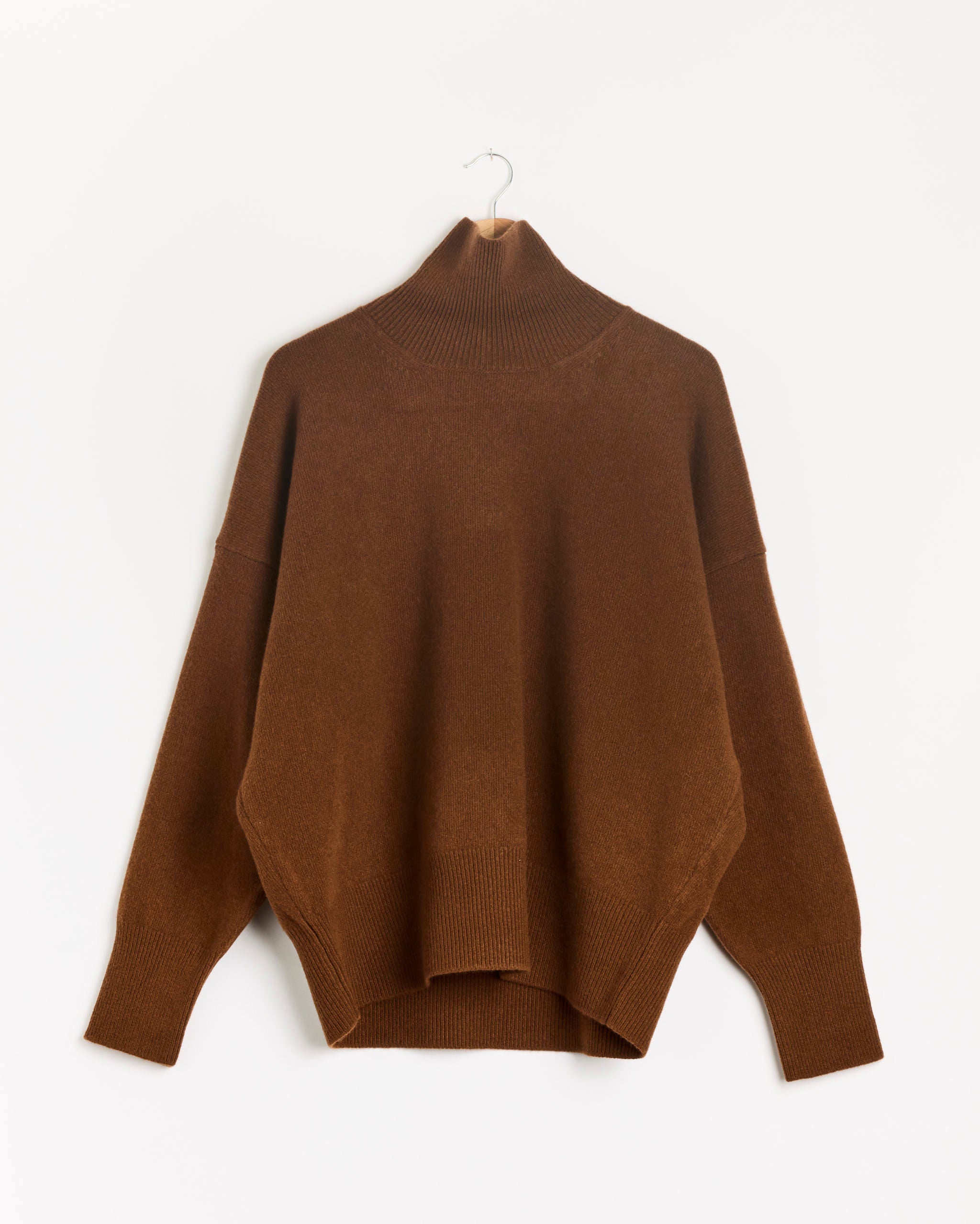 Róhe Classic Turtleneck Jumper - Tobacco / FR36 (288682)