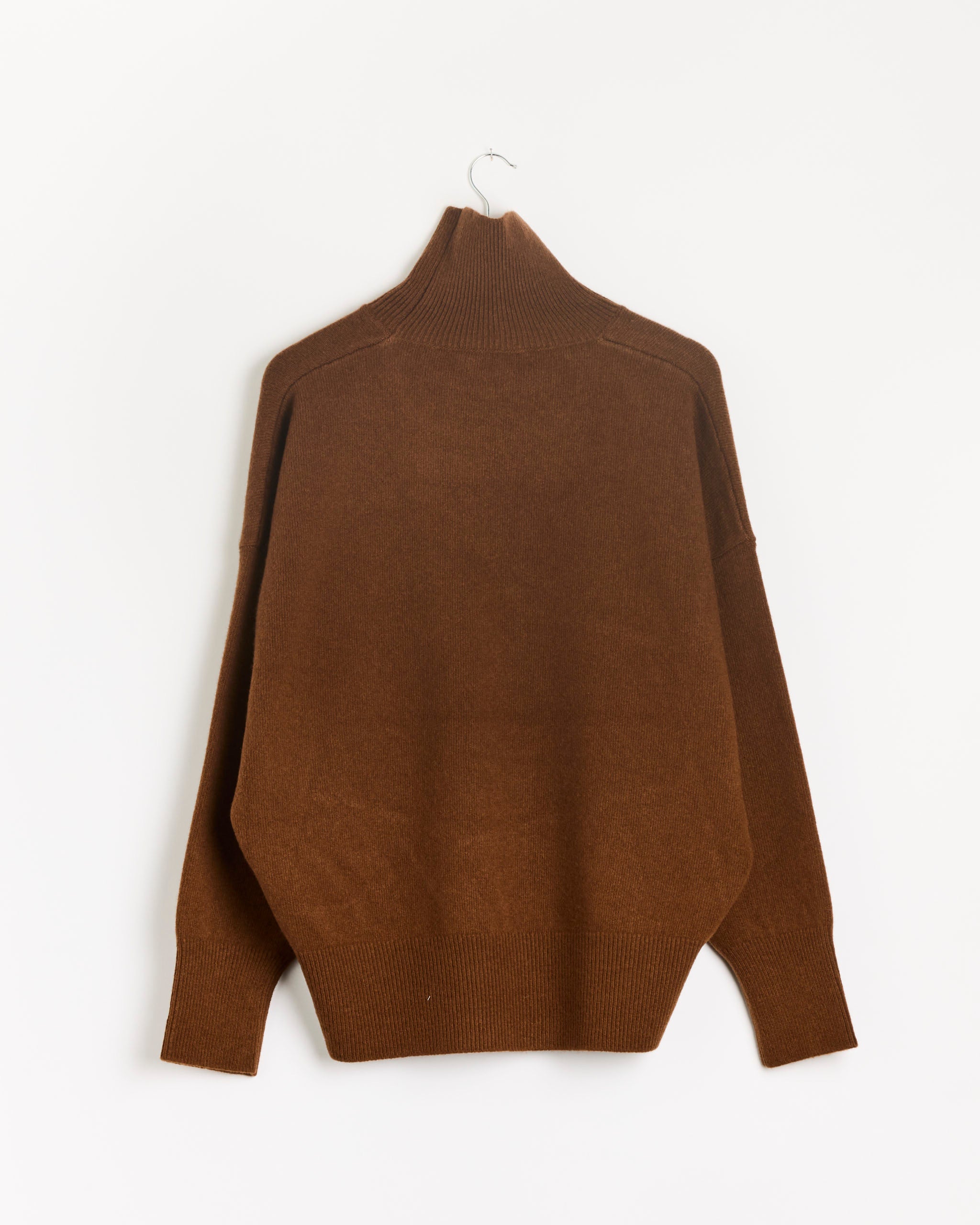 Róhe Classic Turtleneck Jumper - Tobacco / FR36 (288682)
