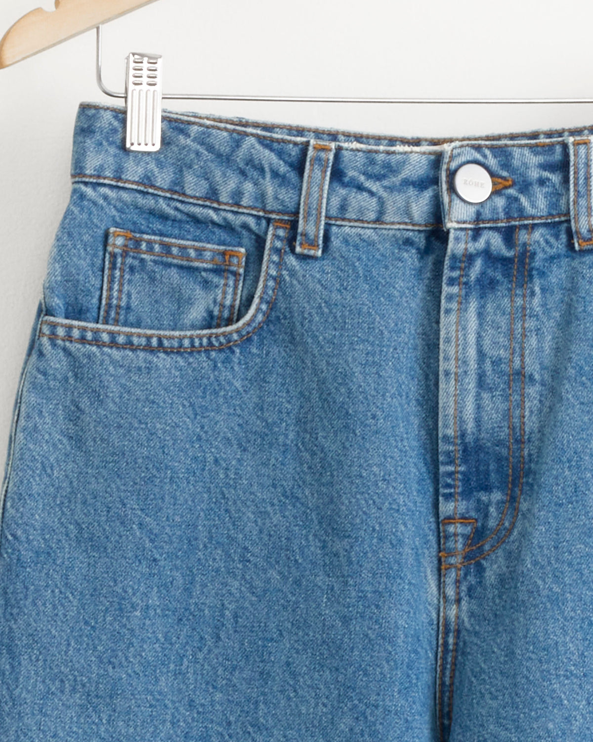 Turn Up Baggy Denim Pant in Heritage Blue - Heritage Blue / FR34 (288685)