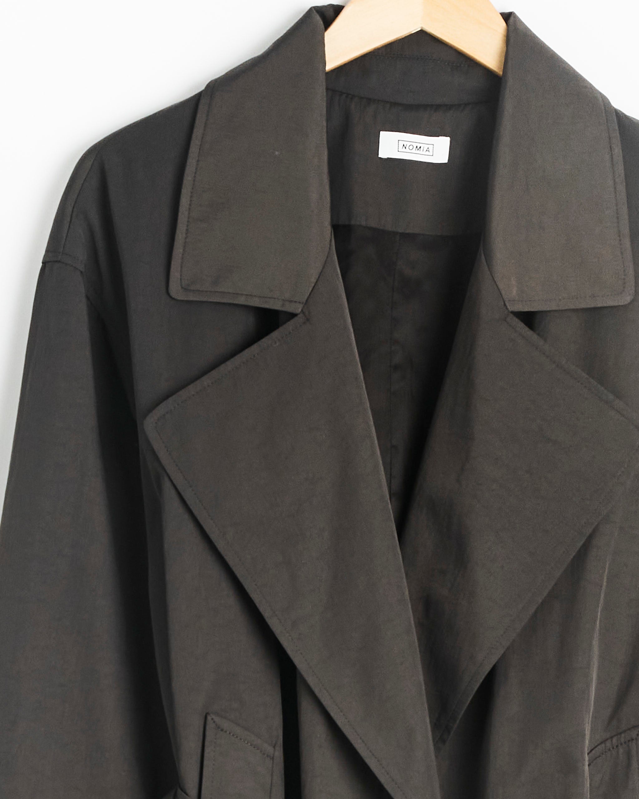 NOMIA Oversized Trench Coat - Charcoal / XS/S (288693)