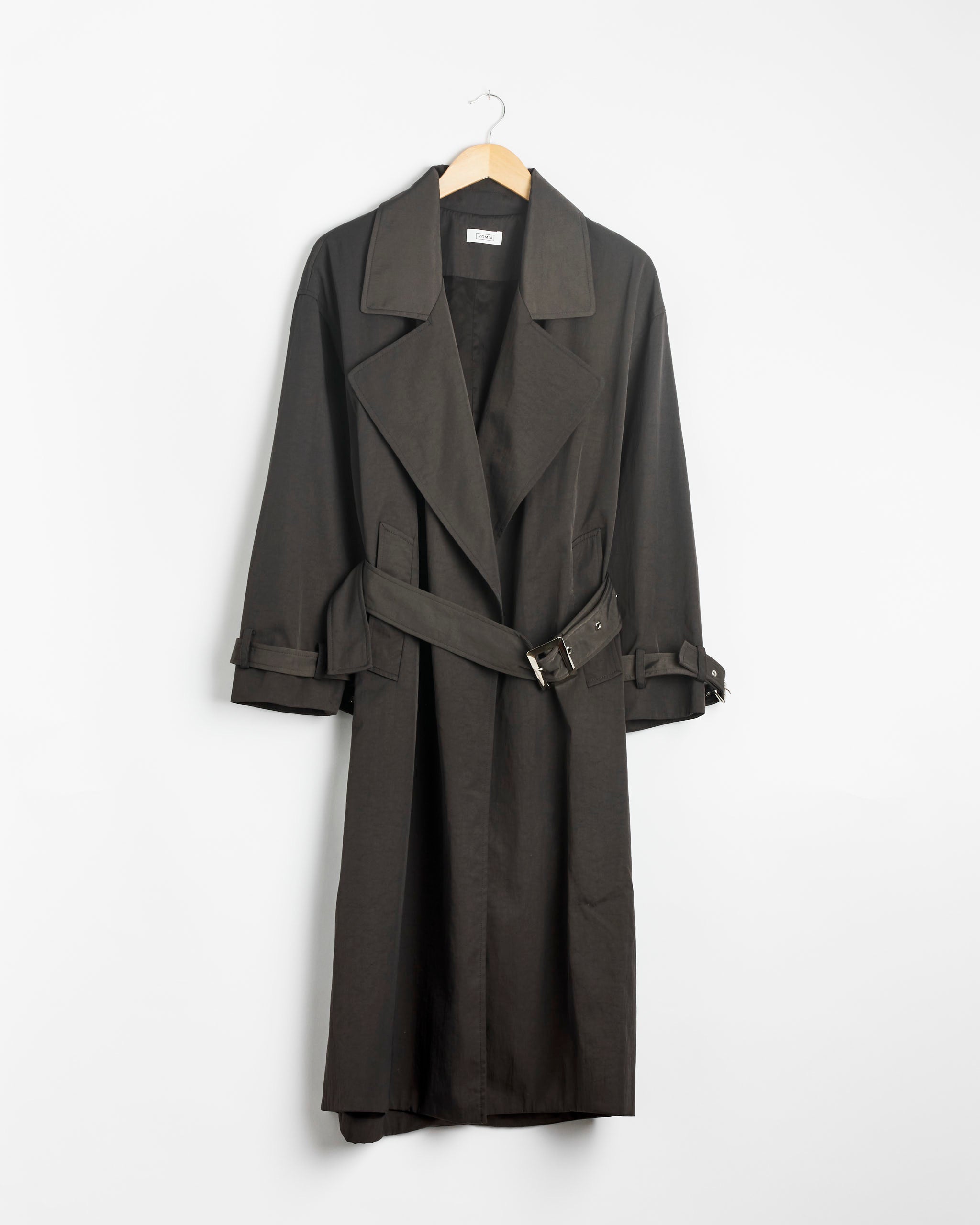 NOMIA Oversized Trench Coat - Charcoal / XS/S (288693)