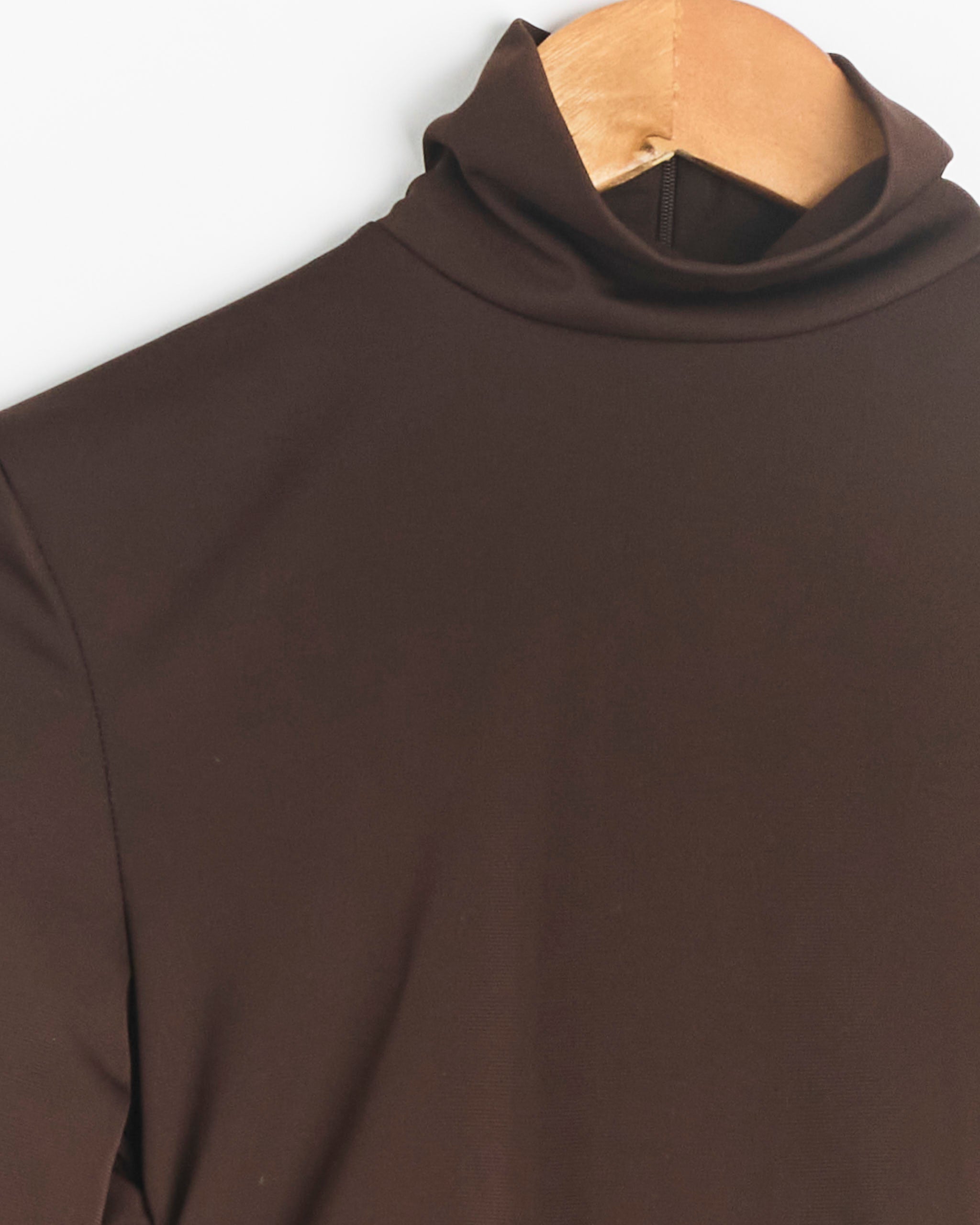 NOMIA Shirred L/S Turtleneck - Earth / S (288708)